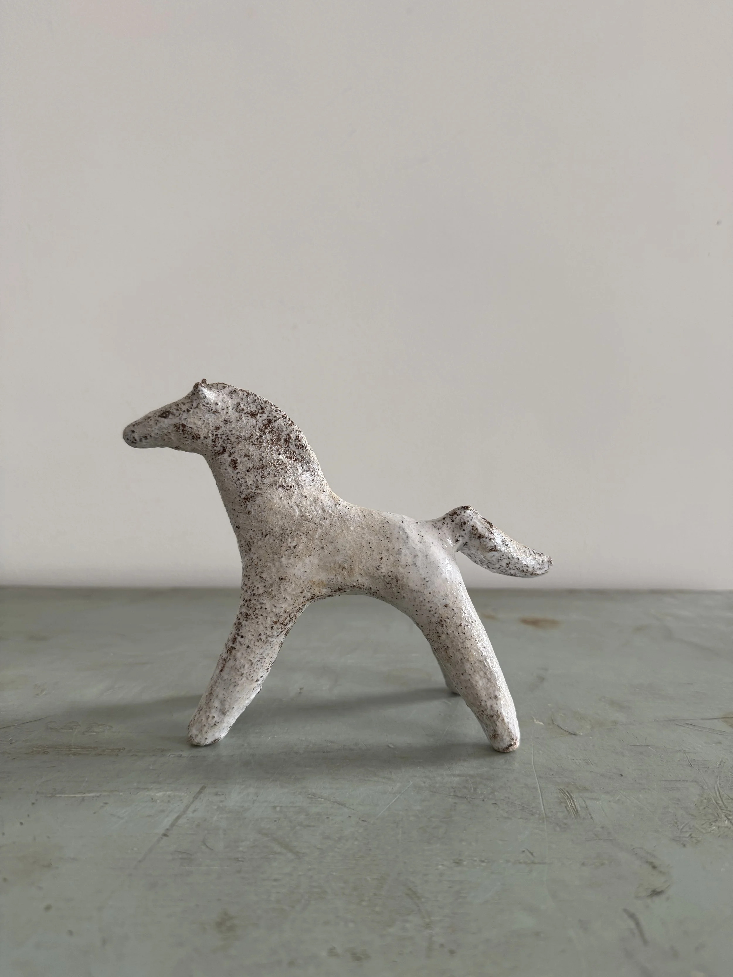 Ceramic horse by Charlotte Salt