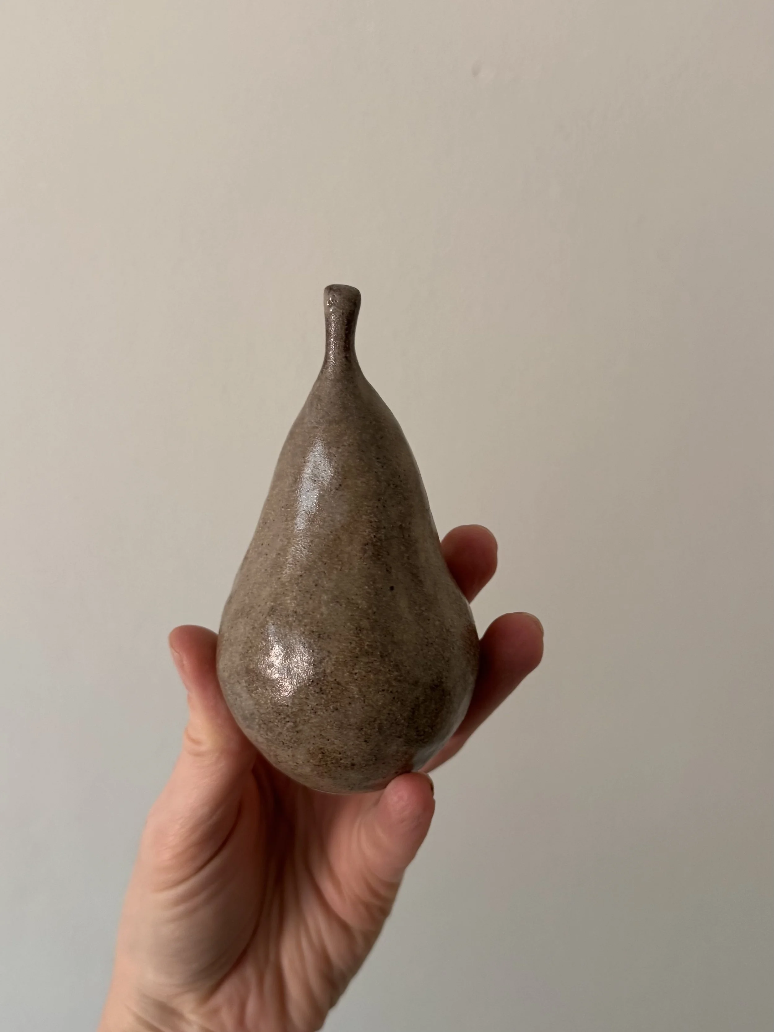 ceramic pinched pears by Charlotte Salt