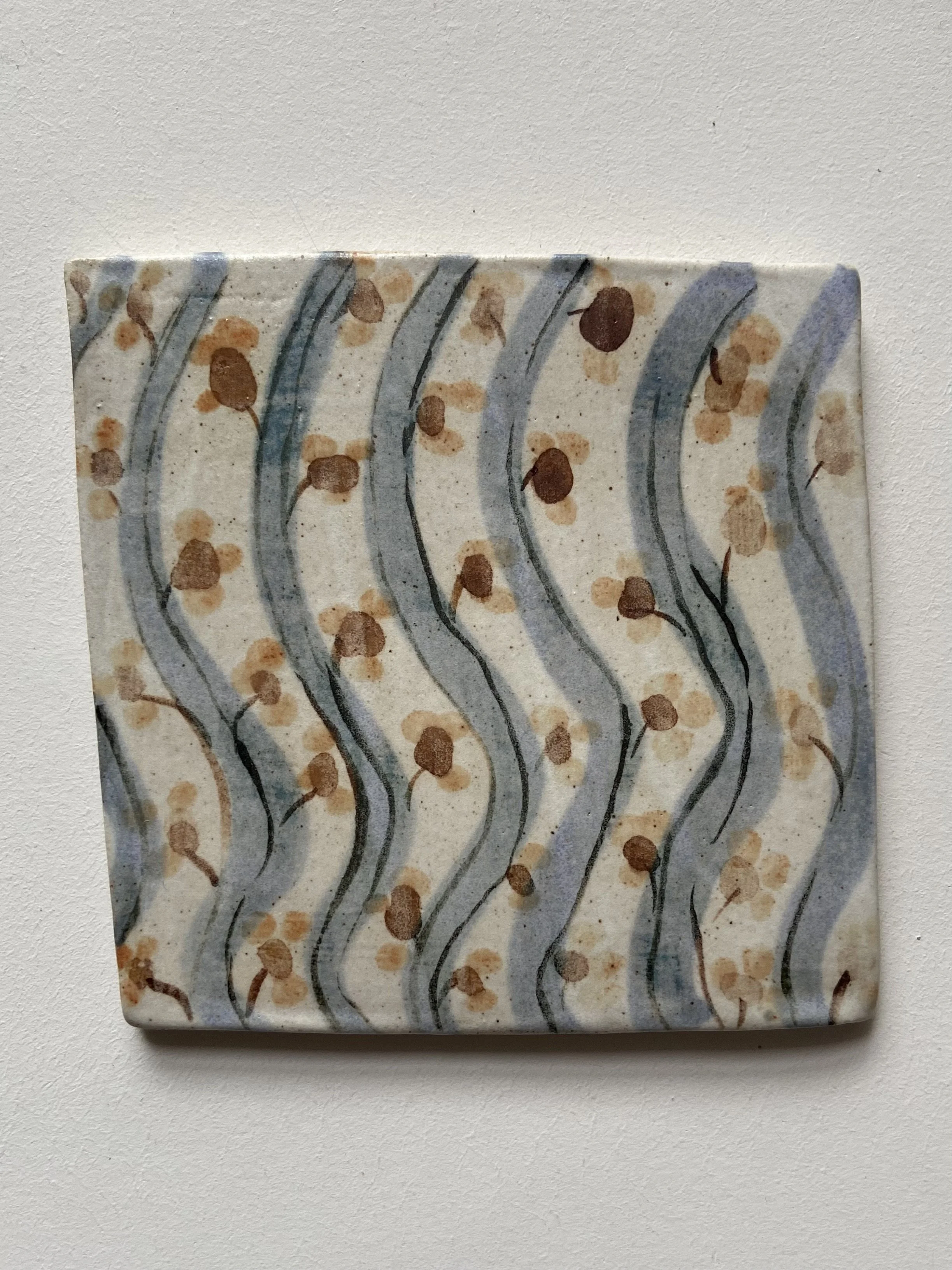 Handmade ceramic tiles by Charlotte Salt