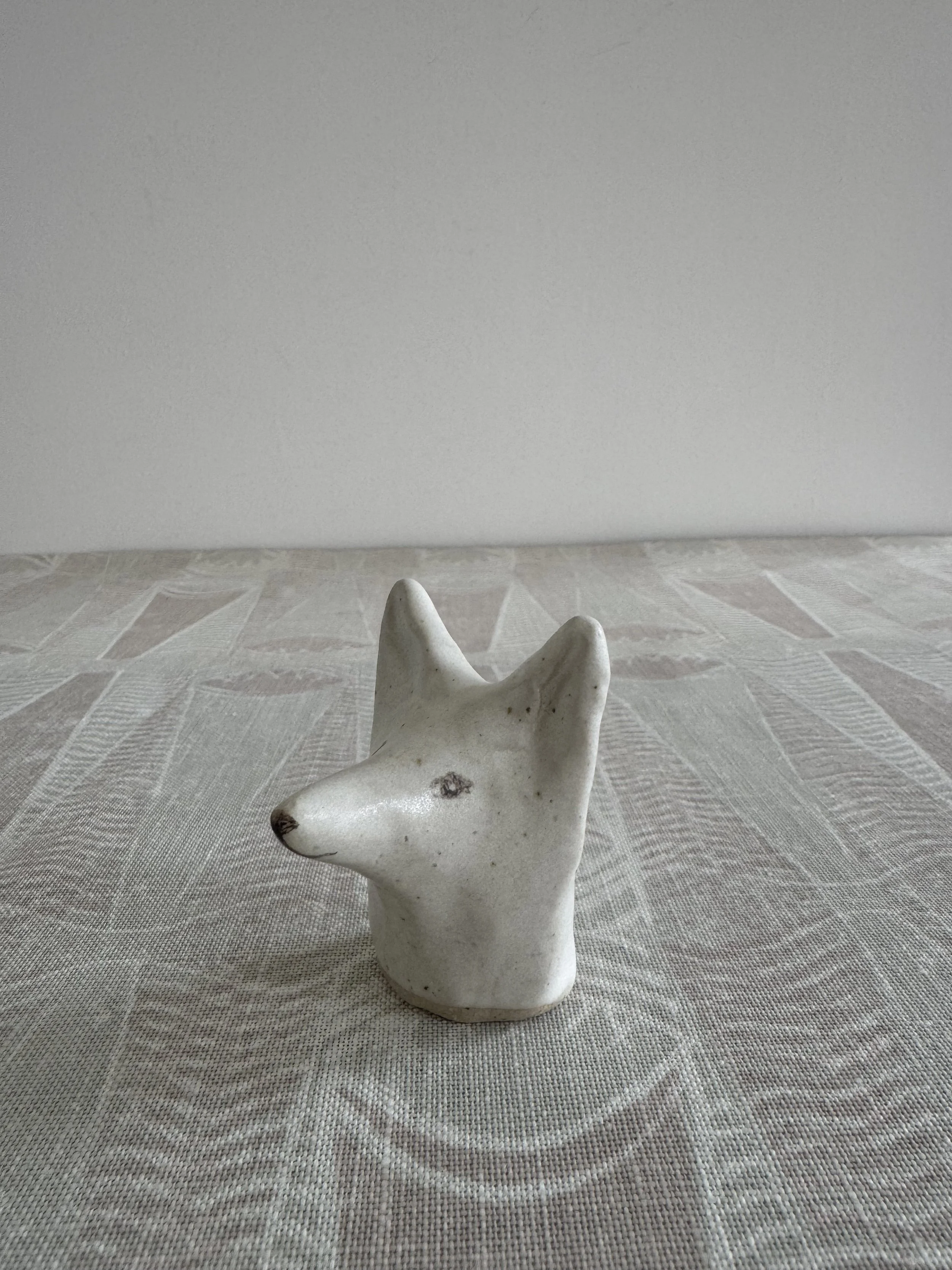 ceramic foxy type by Charlotte Salt