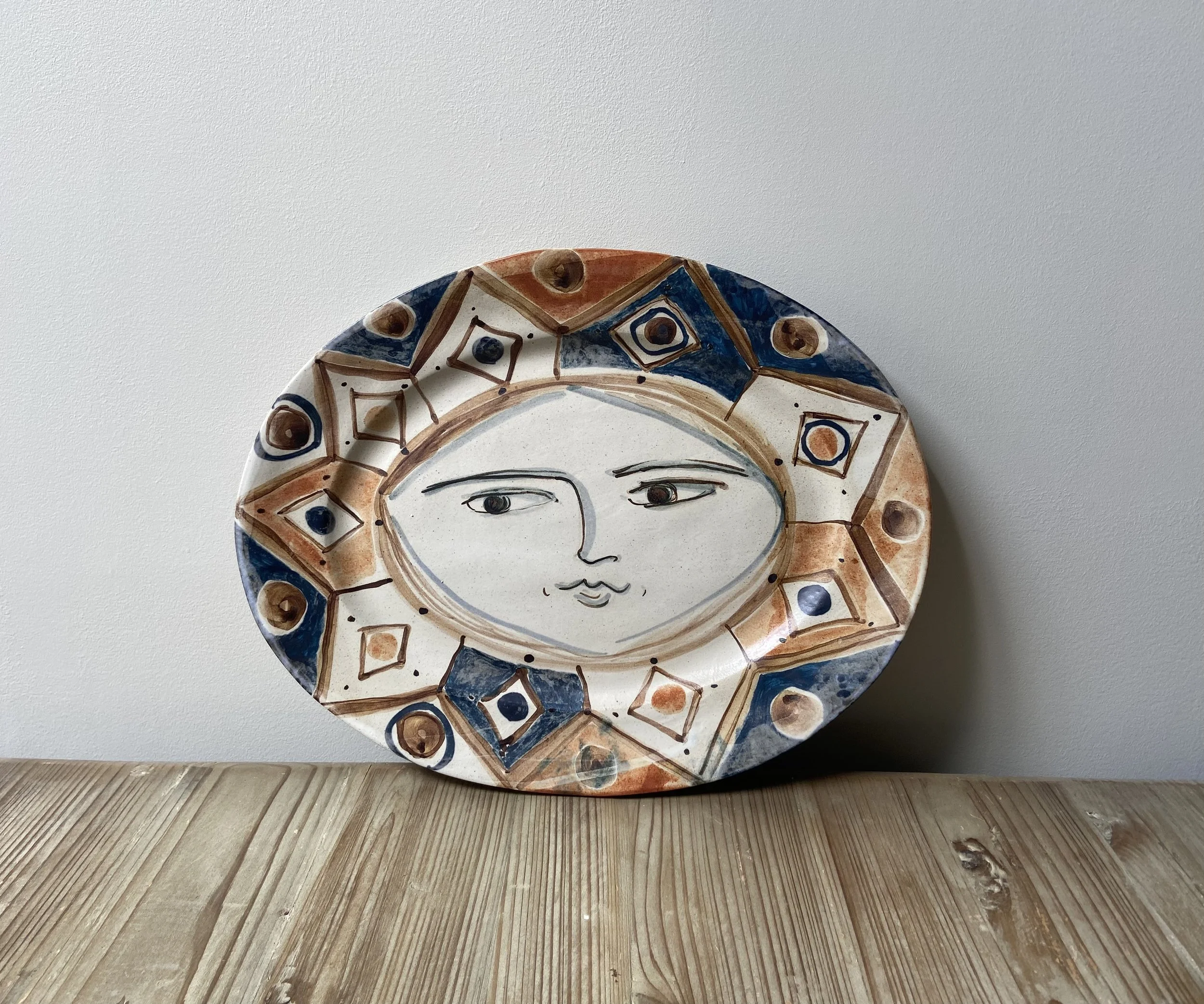 handmade stoneware plates by Charlotte Salt