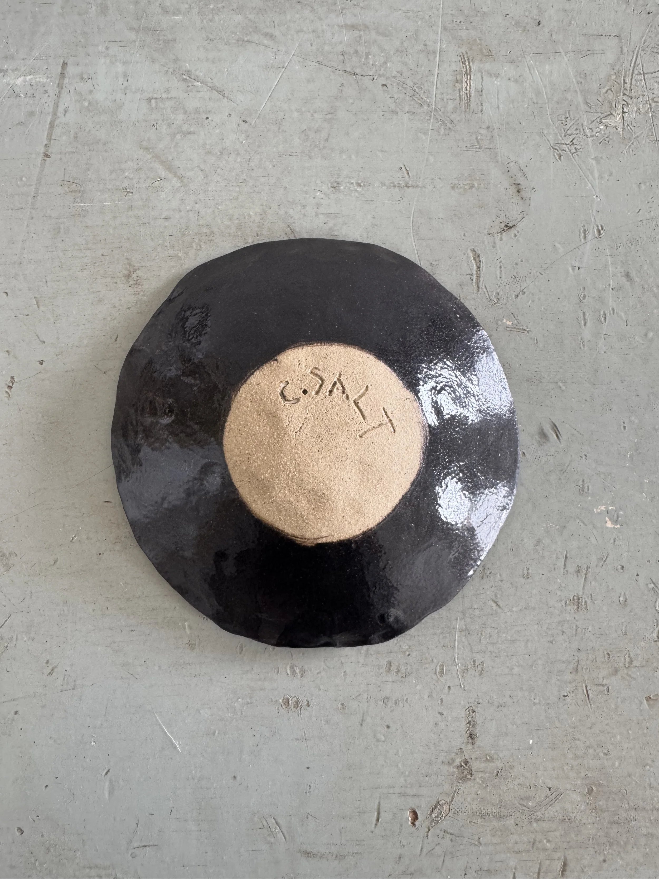 Pinched ceramic trinket dishes by Charlotte Salt