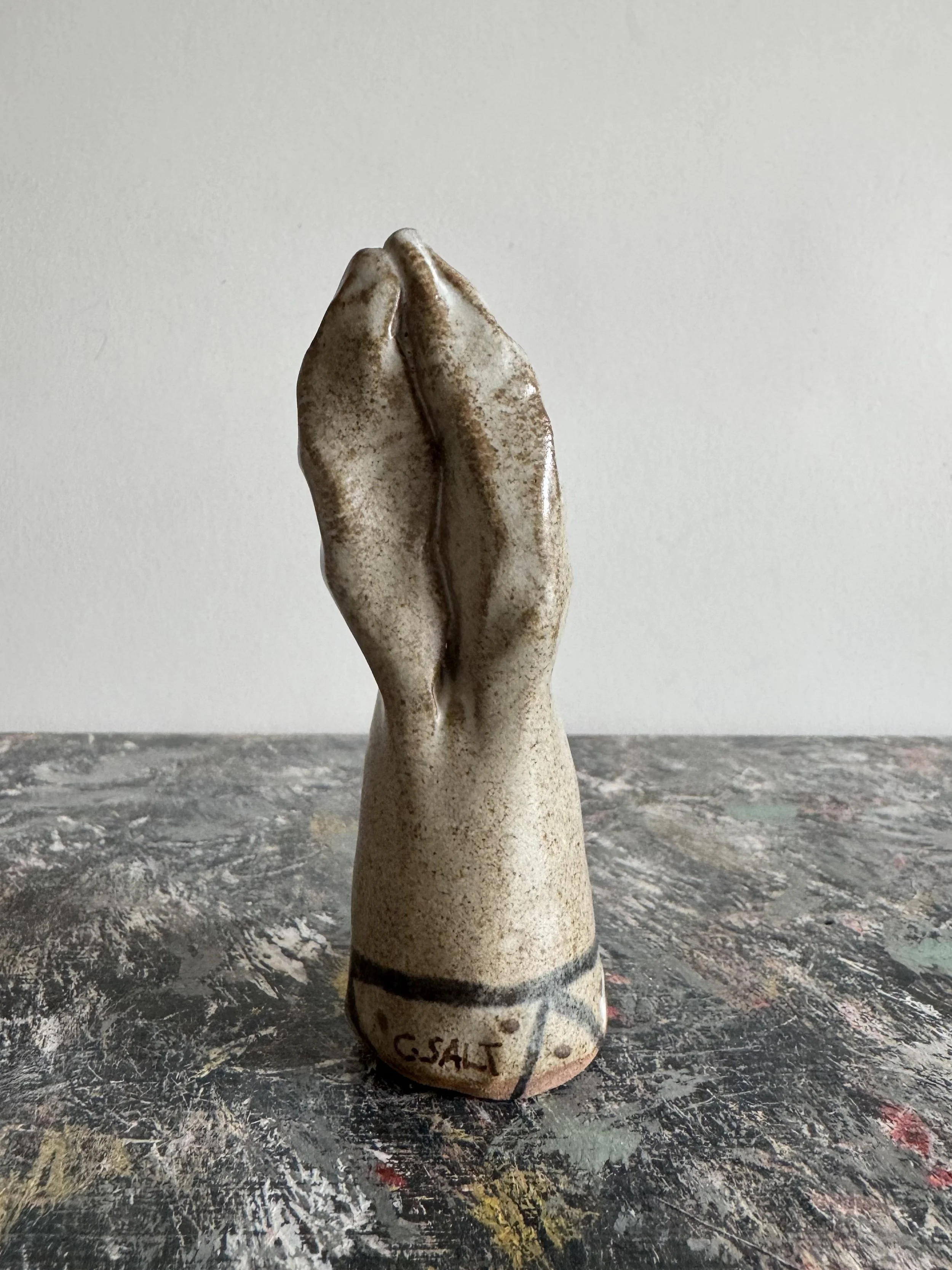 Ceramic rabbit by Charlotte Salt