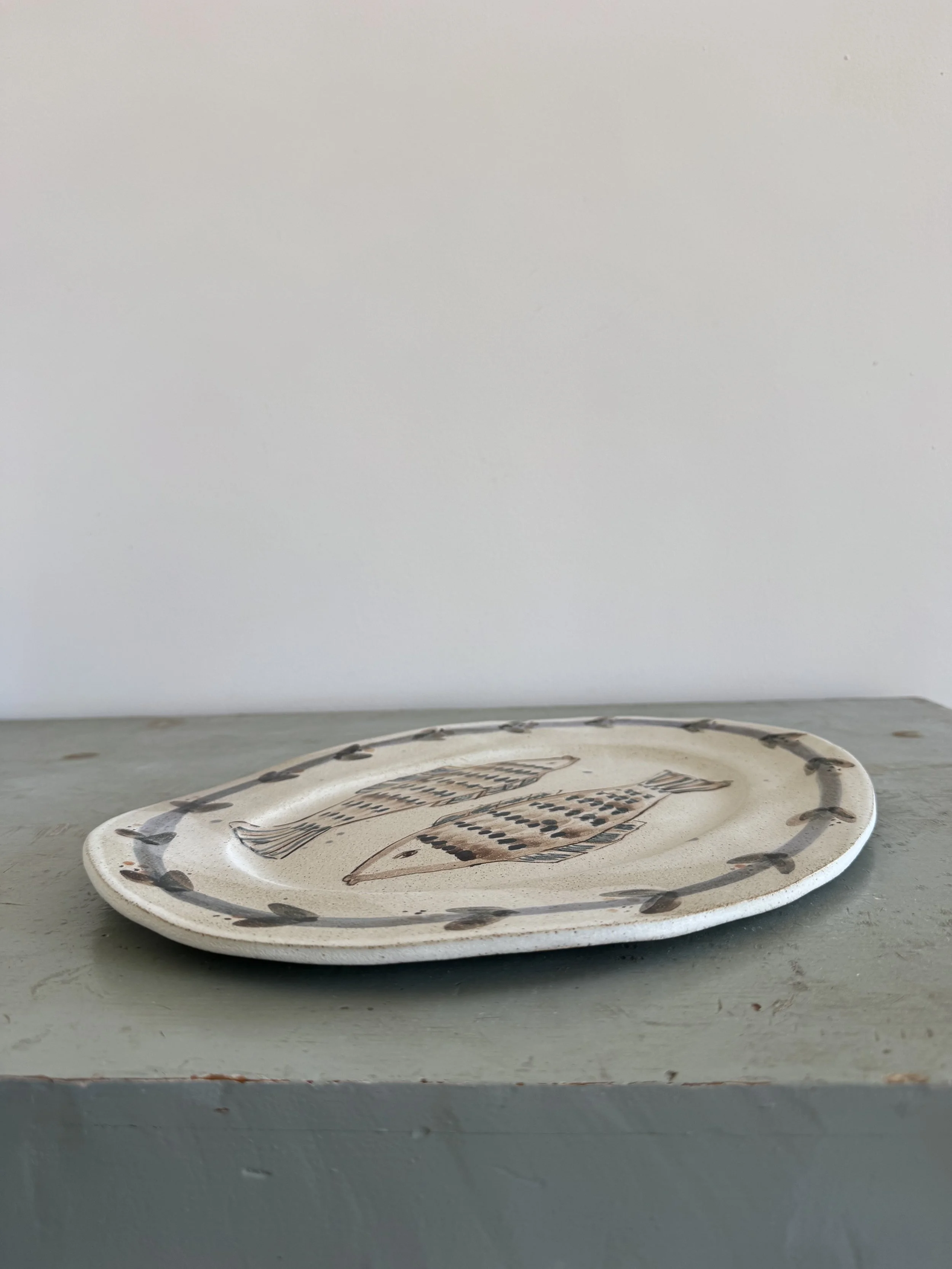 Handmade ceramic plates by Charlotte Salt