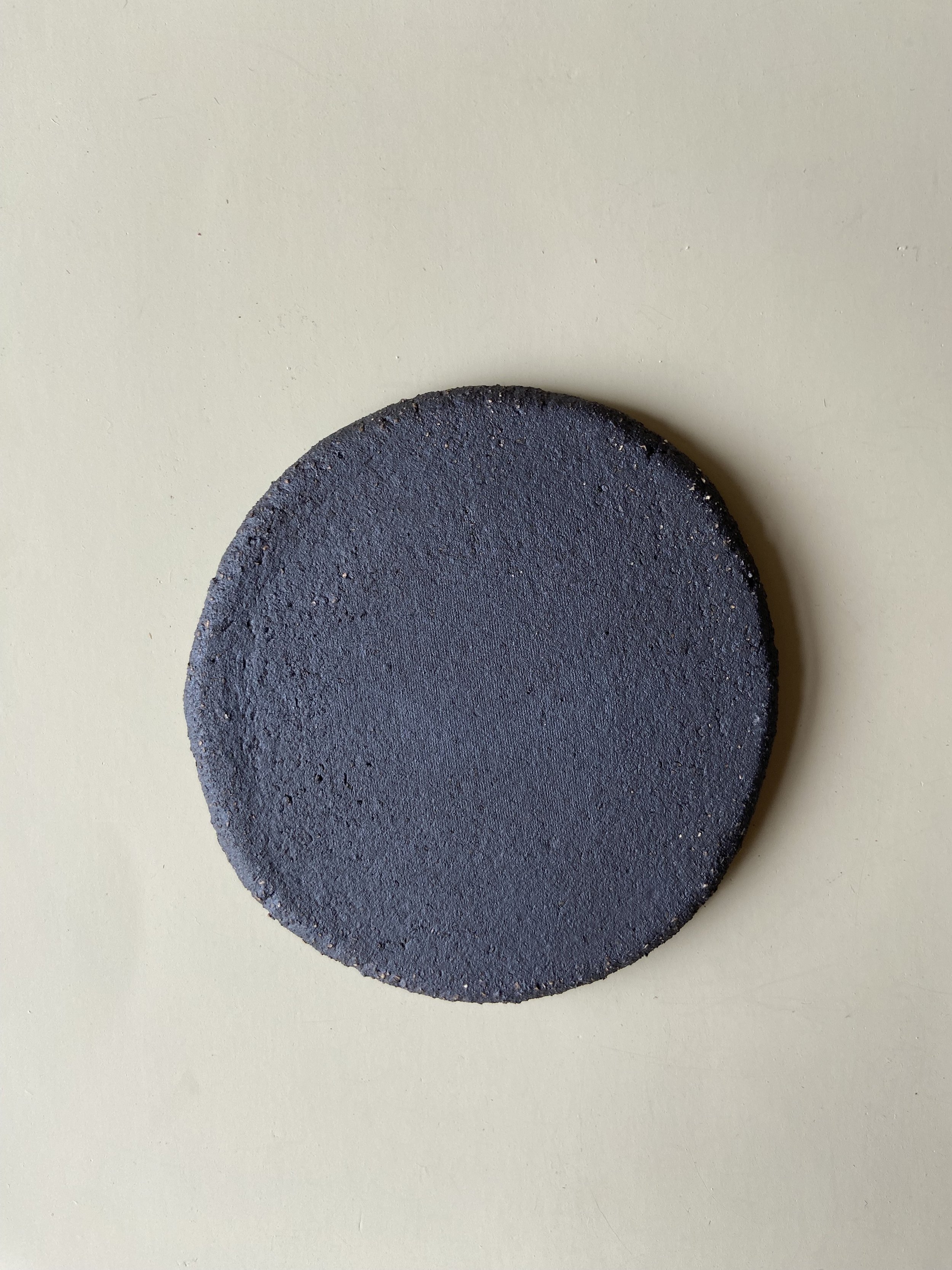 Handmade from stoneware clay. Decorated with glaze and oxides. Dimensions: 8cm x 8cm
