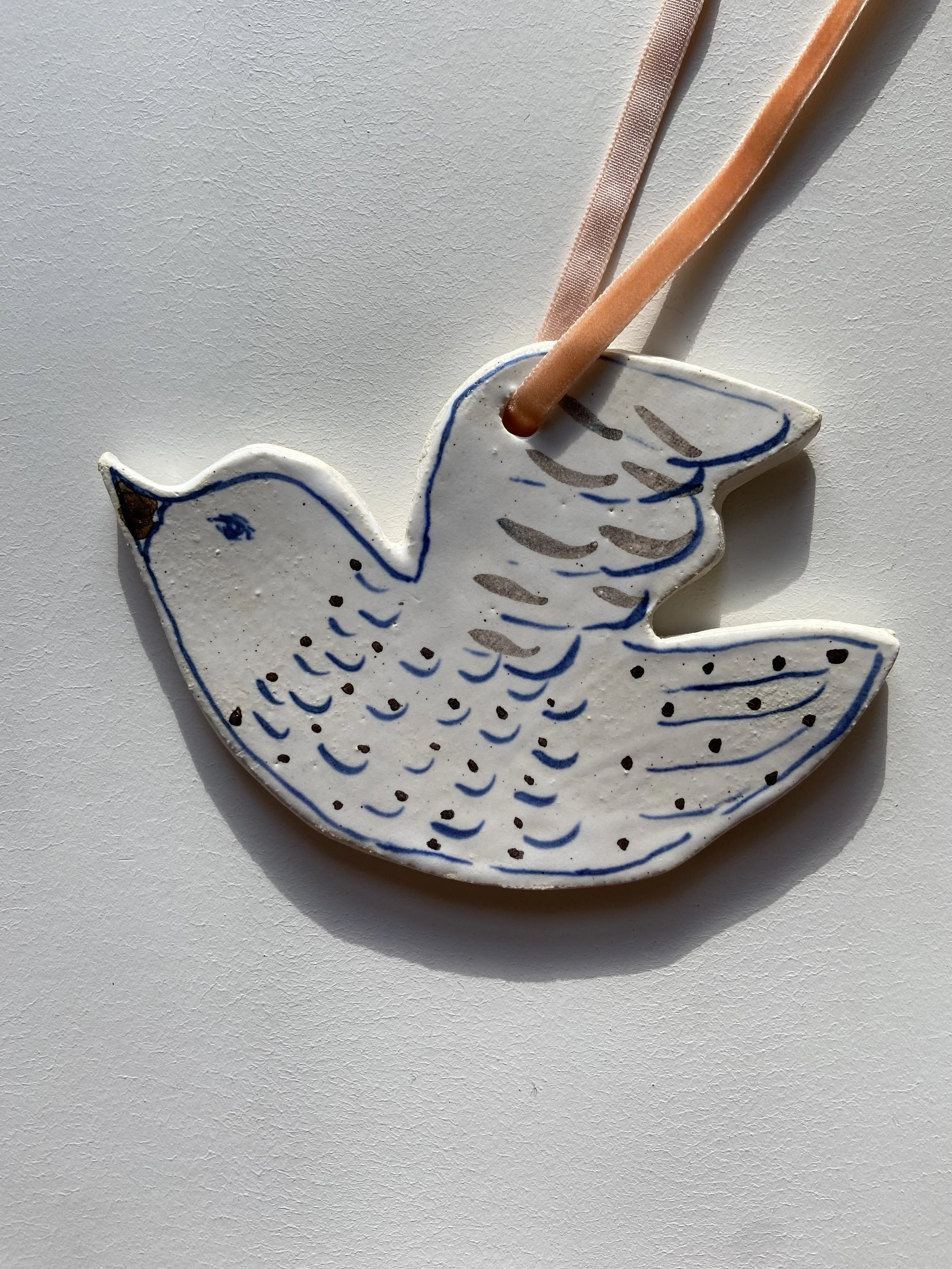 Handmade ceramic decoration by Charlotte Salt