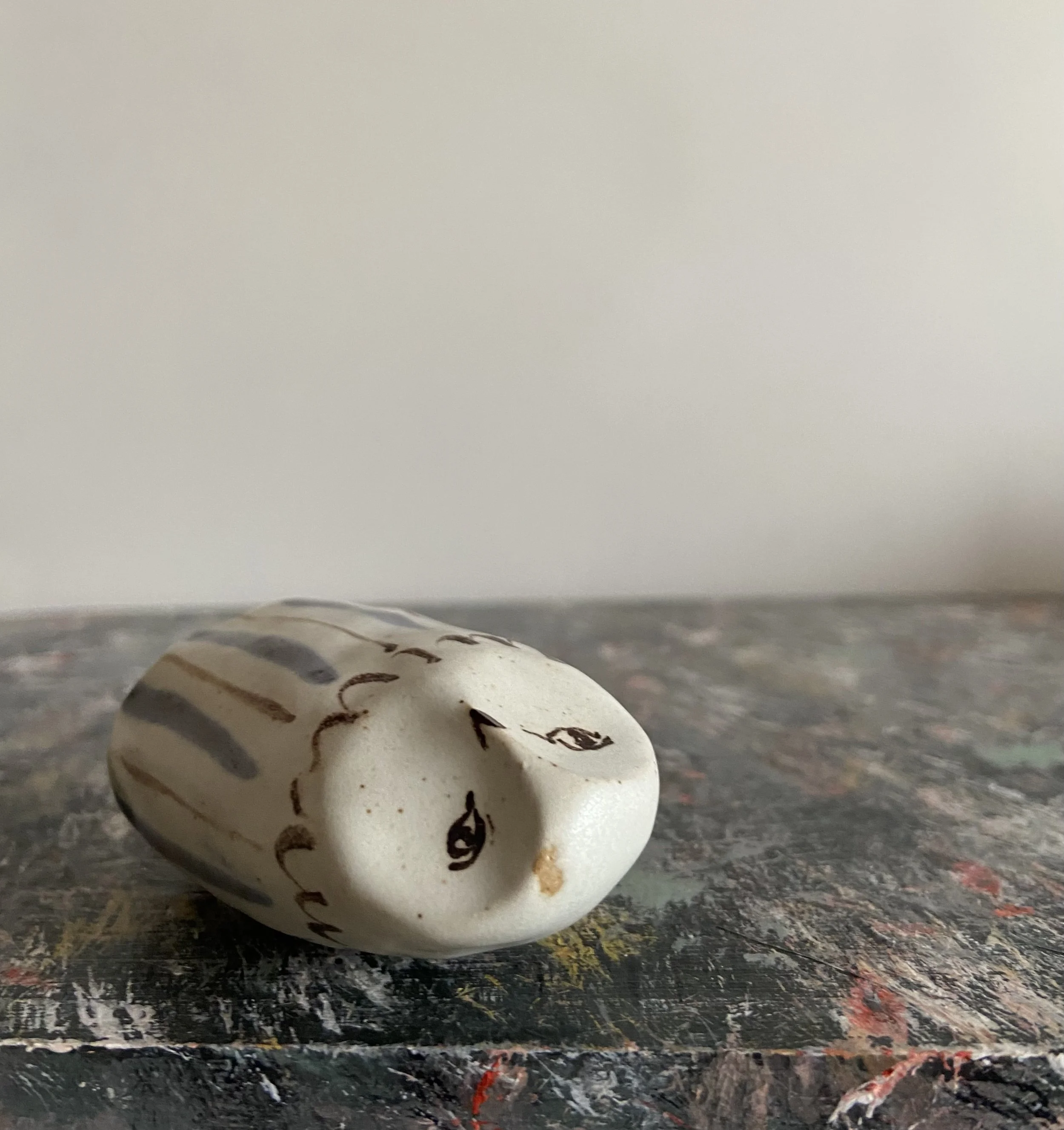 Ceramic owls by Charlotte Salt