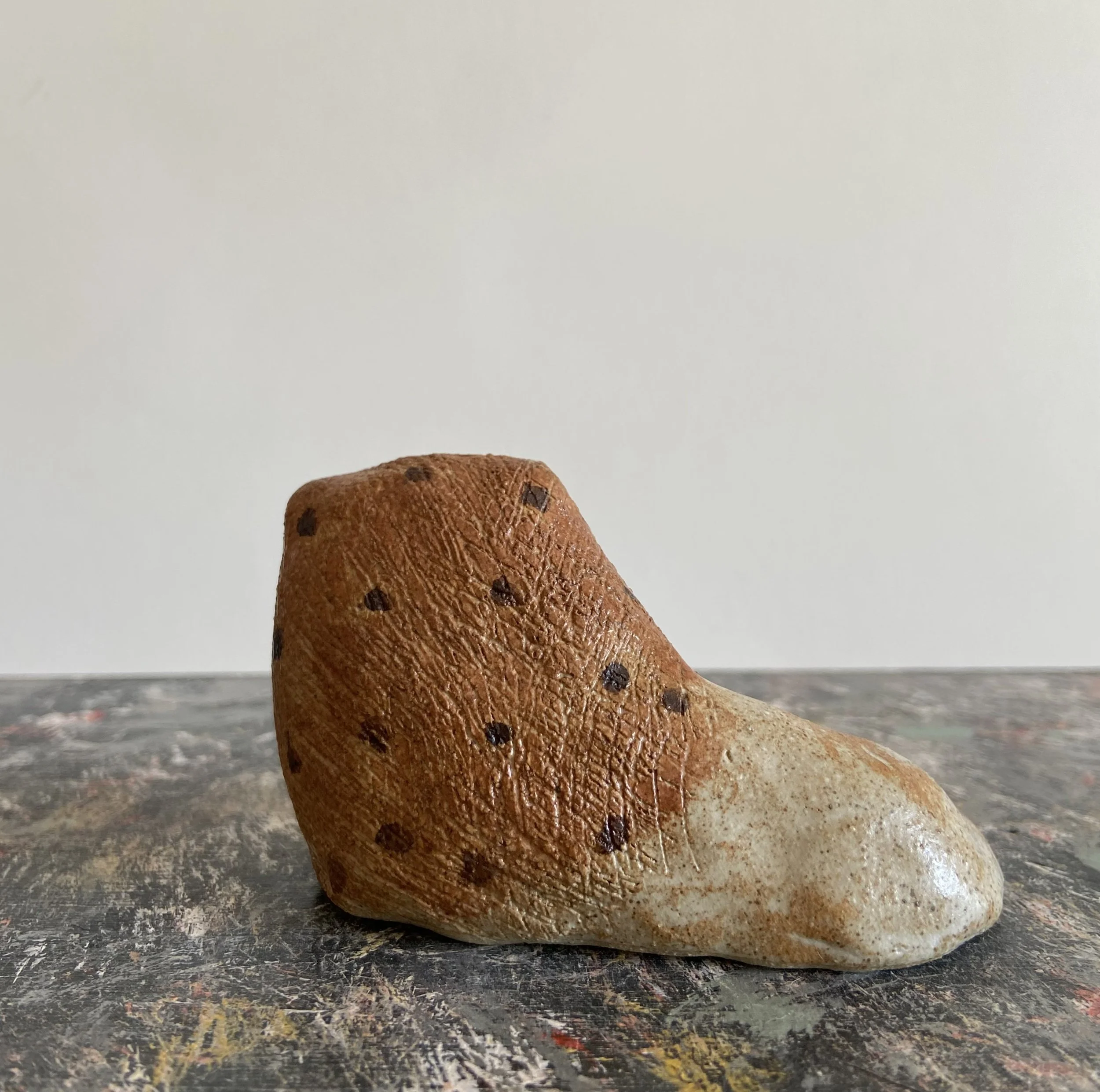 Handmade ceramic lion by Charlotte Salt
