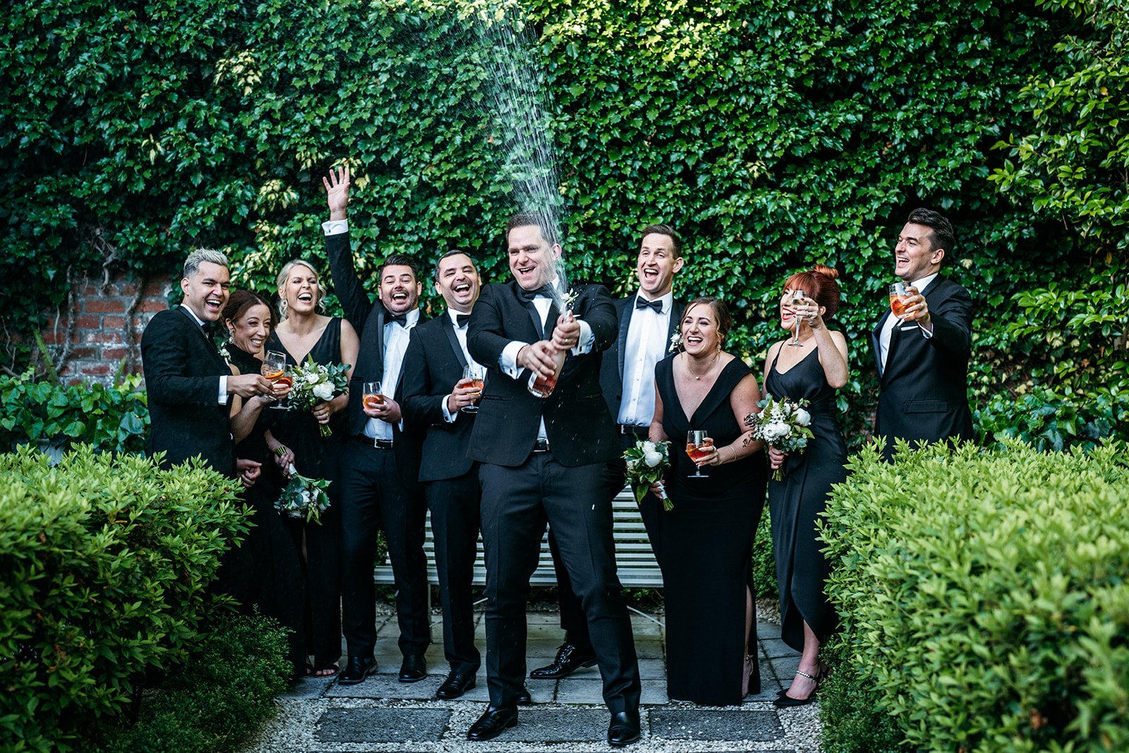 Candid over Corny - Two dapper Grooms dripping in style at Quat Quatta