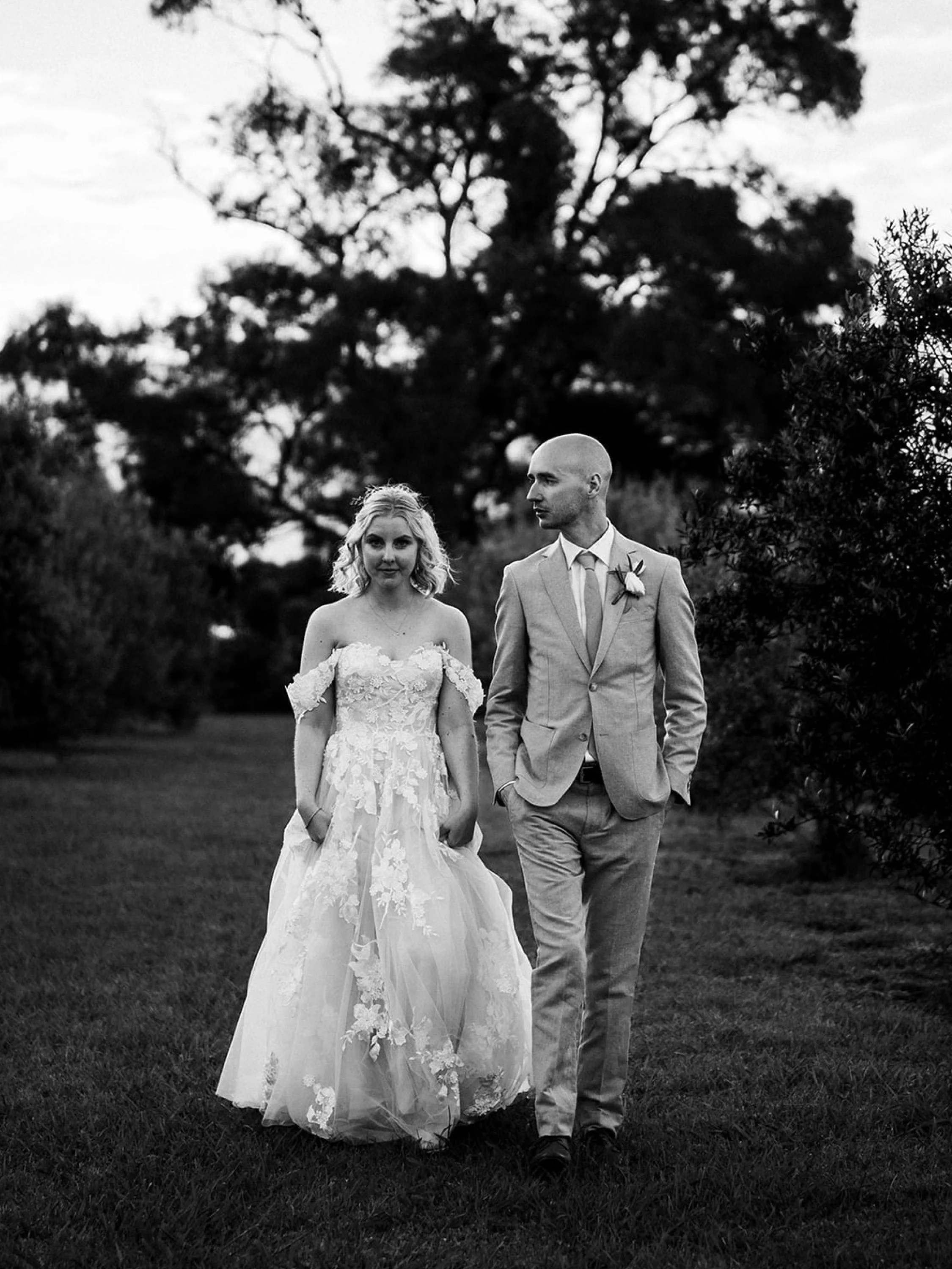 Riney, Stu &amp; their Snag Dog!!
Good people. Good light. Excellent chaos. 
From the quiet little moments to the champagne spraying and dance floor shenanigans &mdash; this one definitely had it all covered.

Photo: @lulu_and_lime 
Celebrant: @hanna