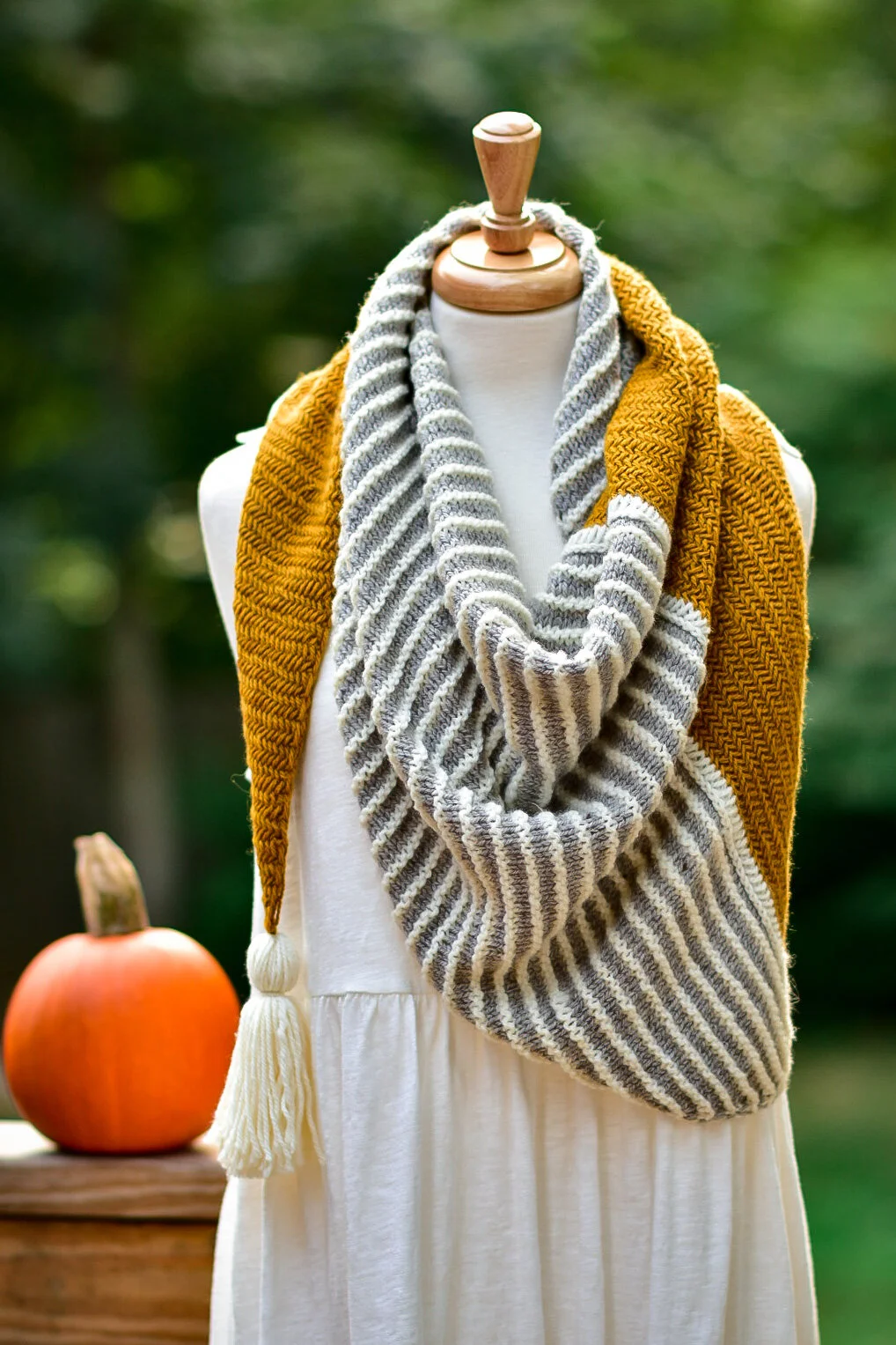 Tutorial Knitting Wrap And Turn Garter Stitch Triangle Garter