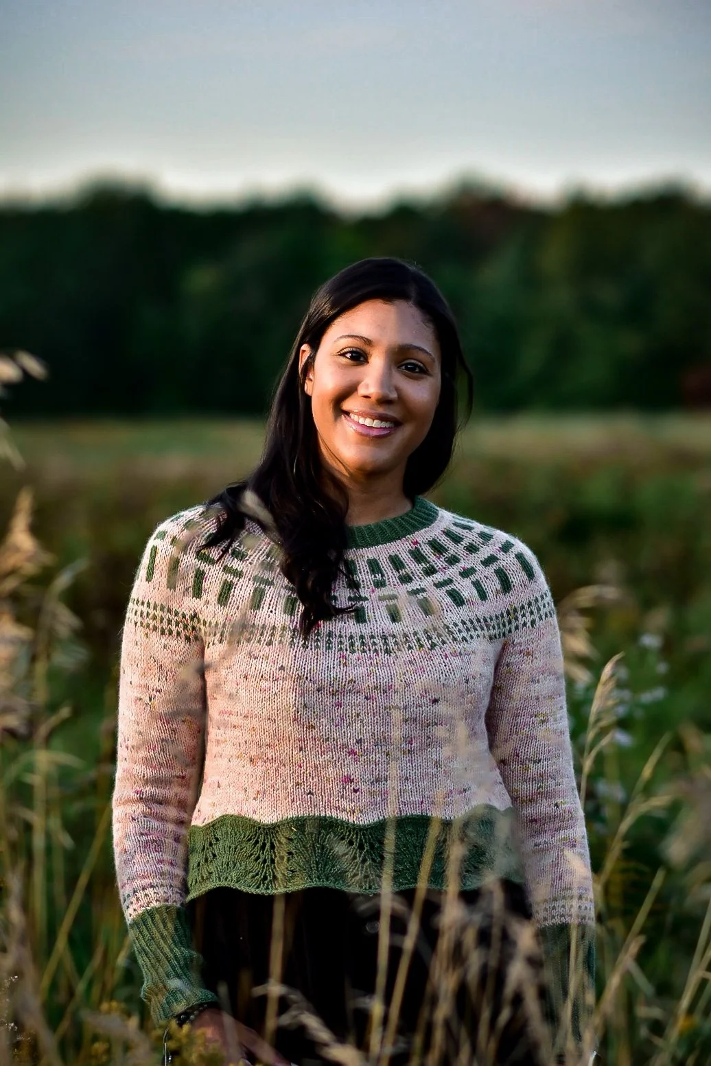Brush Strokes Pullover — tif handknits