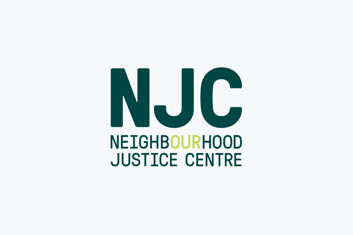  The NJC is Australia's first community justice centre. Influenced by the community of the City of Yarra, the brand is inspired by organic shapes contrasting against a structured yet youthful typeface. 