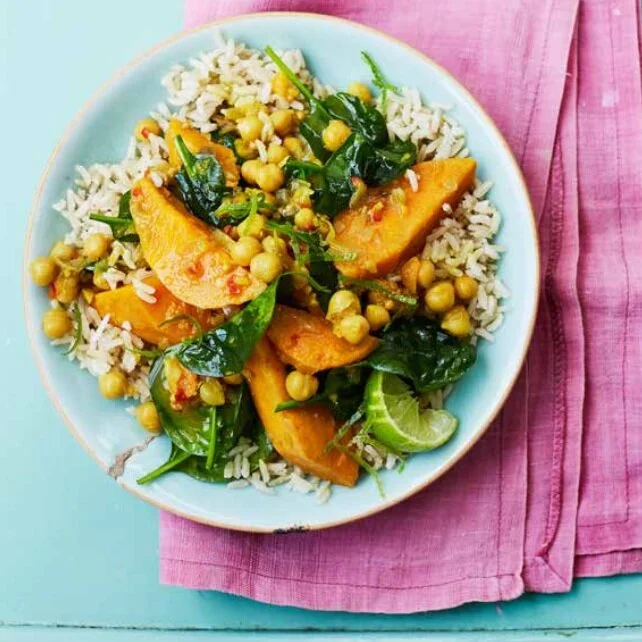 Happy Kitchen recipe: Warming sweet potato and chickpea curry