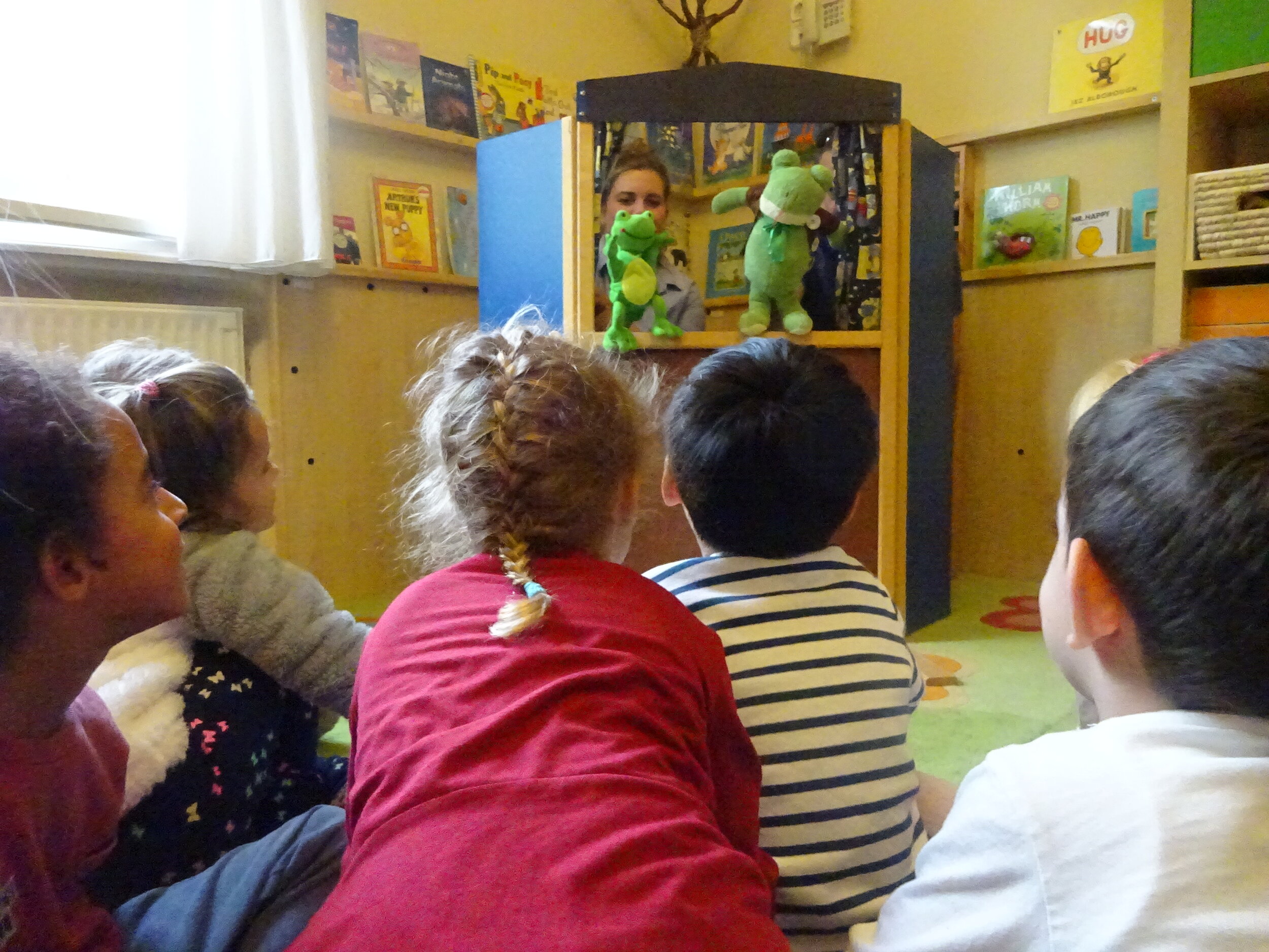 Pre-School Children Frog Puppet Show