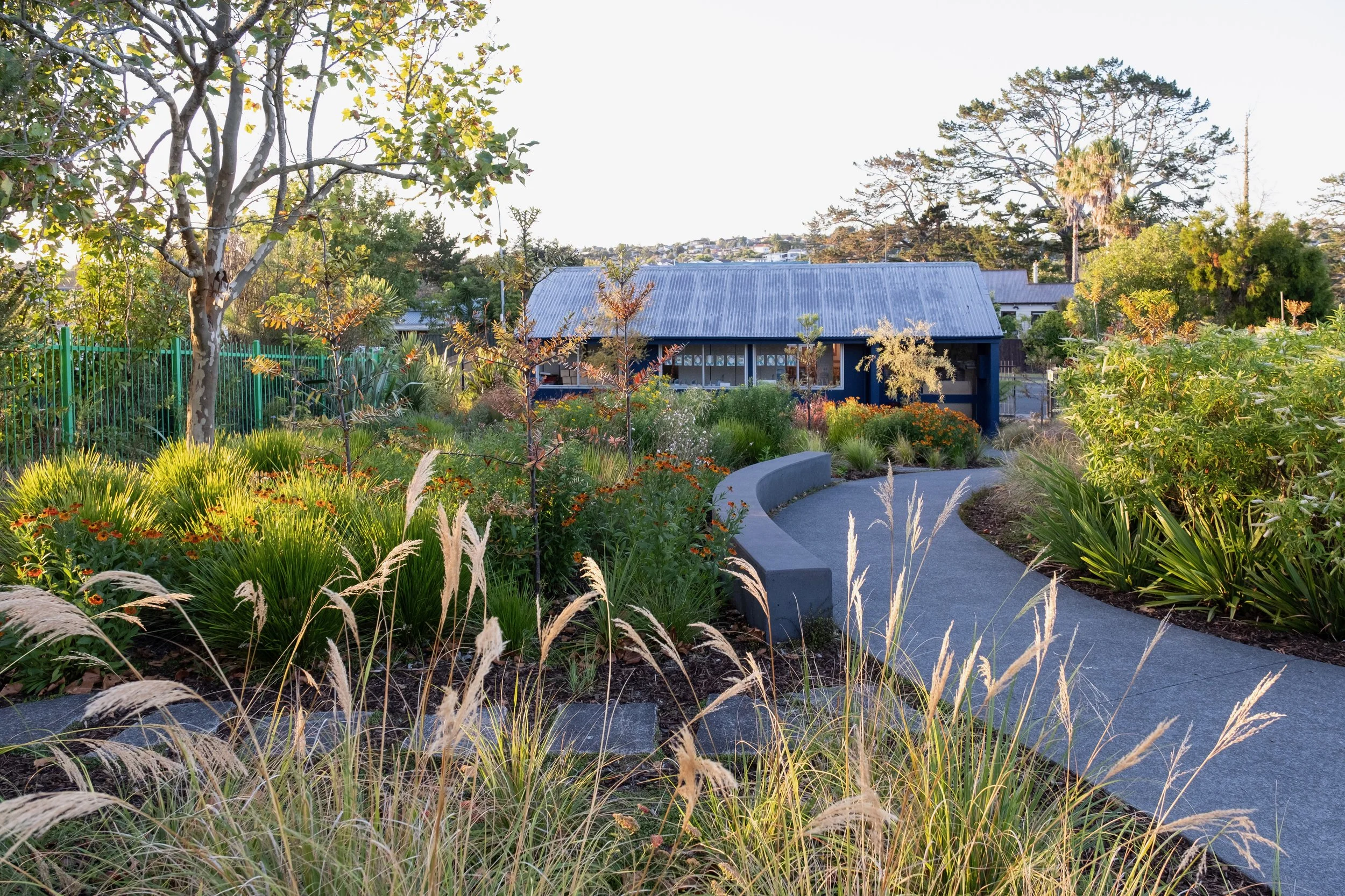 West Harbour School Auckland New Zealand garden makeover