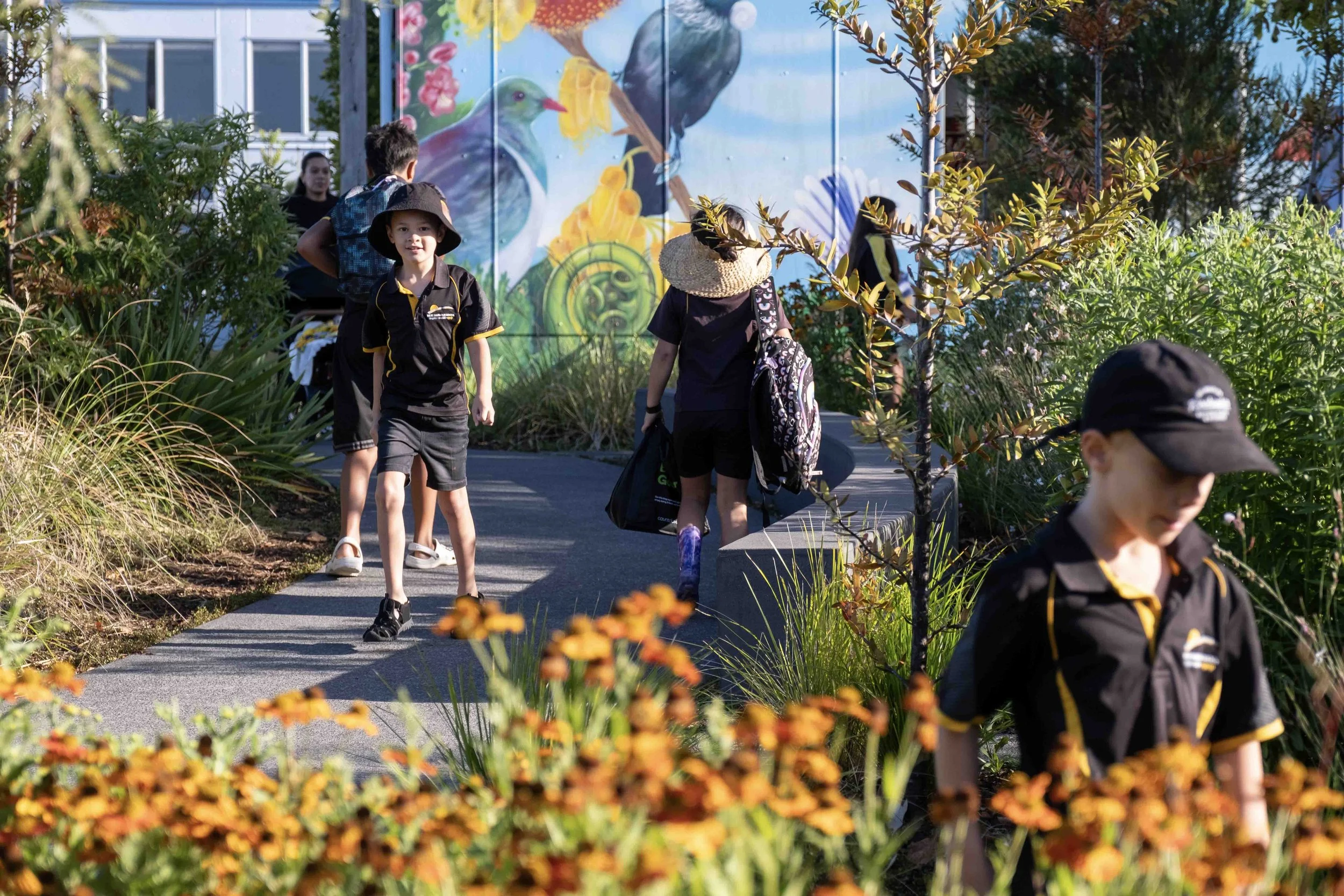 Regenerative landscape architecture school landscape design