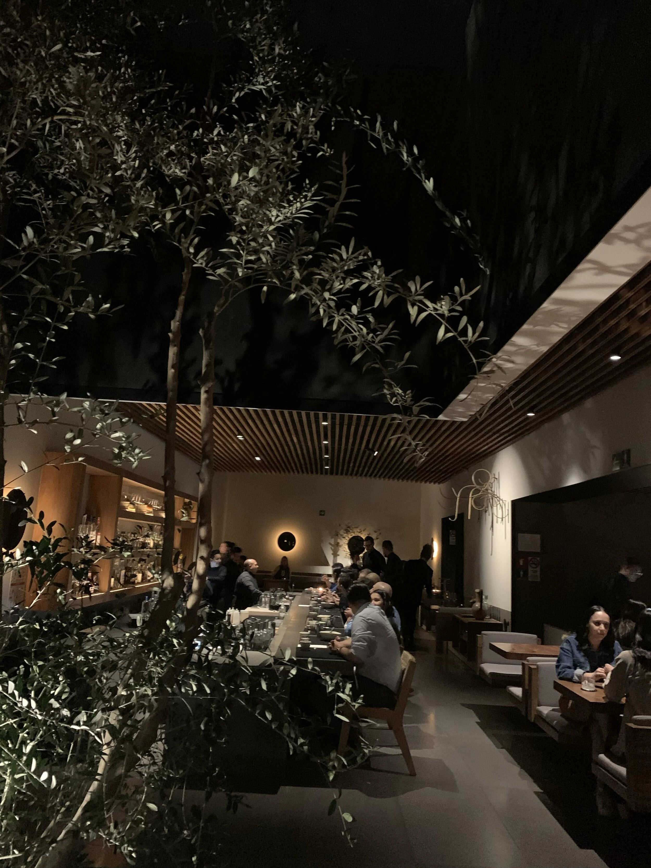 A minimalist, highly sleek interior