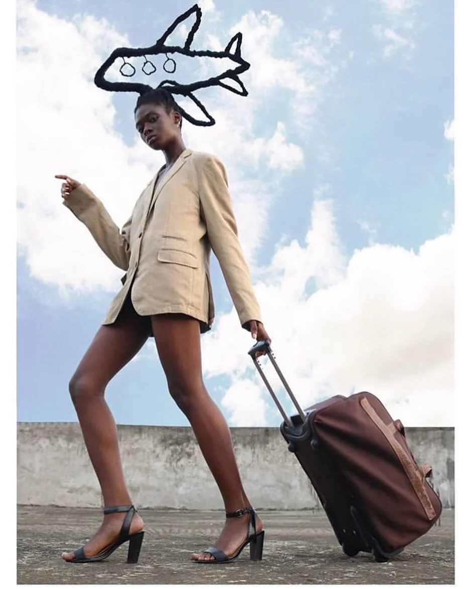  The airport is her runway.  Show us your best airport looks using #MyLensOfCulture  #LensOfCulture #LensOfCultureStyle #MyCleoTV 