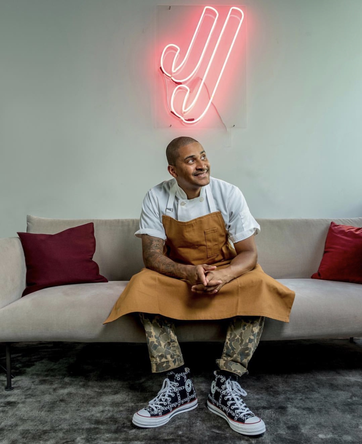  Drooling over Chef JJ's buffalo shrimp kabobs -- just in time for Labor Day. Tune in tonight at 8 pm EST for the latest episode.  #JustEats #CleoTV #LaborDay #GrillingRecipes 