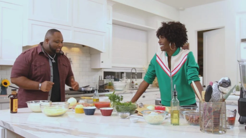  It’s #TacoTuesday and we’re adding some soul to this vegan-inspired dish. Check out @chefjernard and @porschethomas tonight at 8 pm EST. 