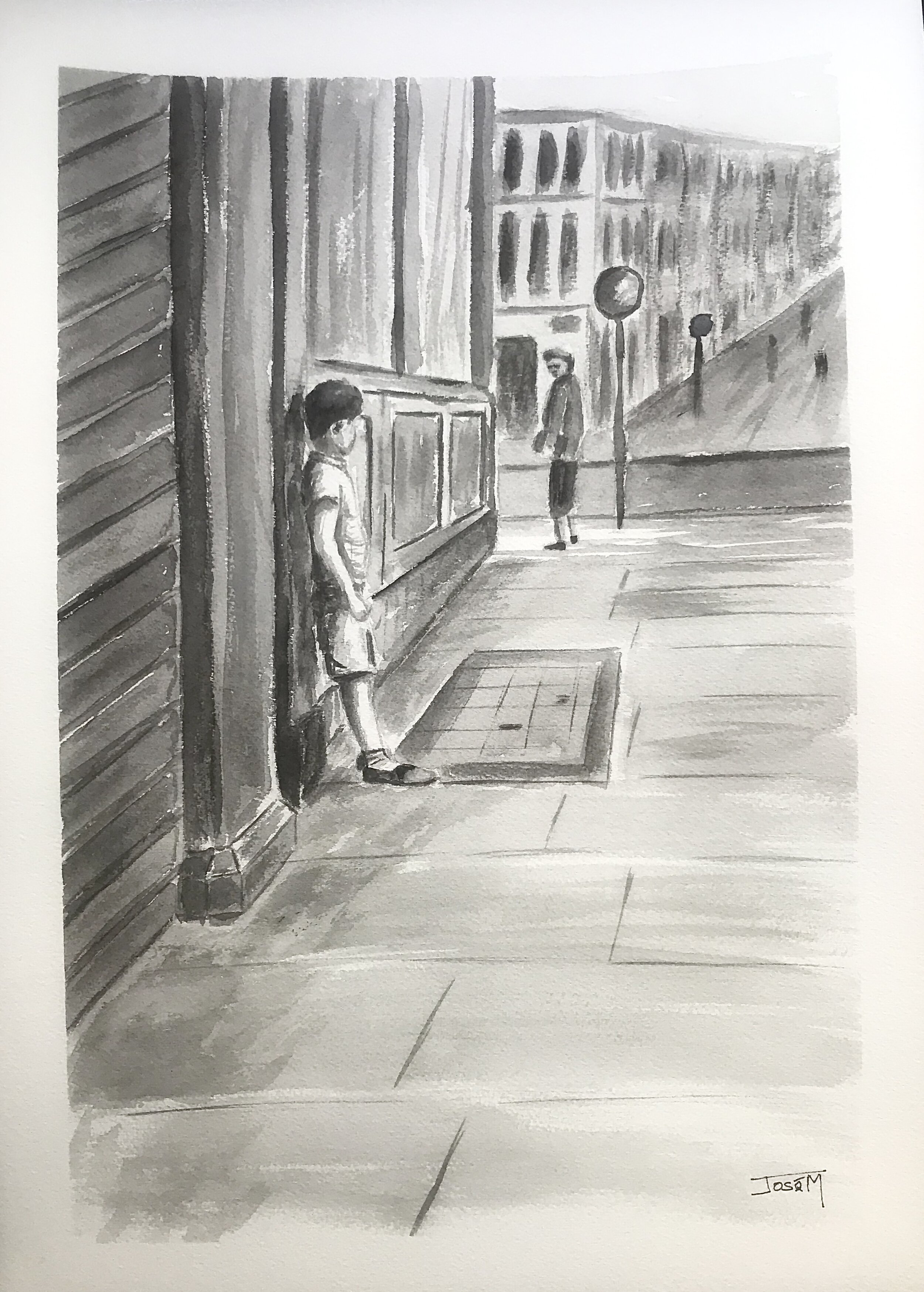 The Wait - 29x42cm