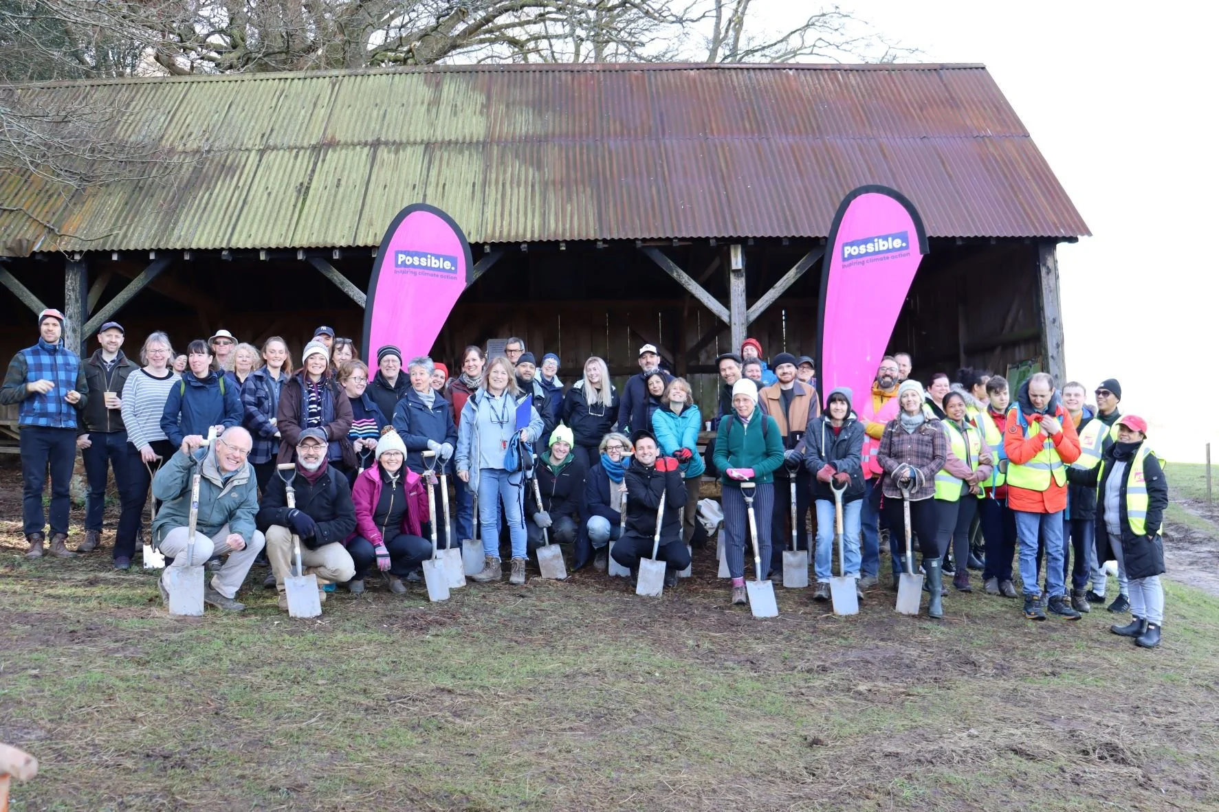 Possible volunteers complete another 2km of hedgerow in the Surrey Hills