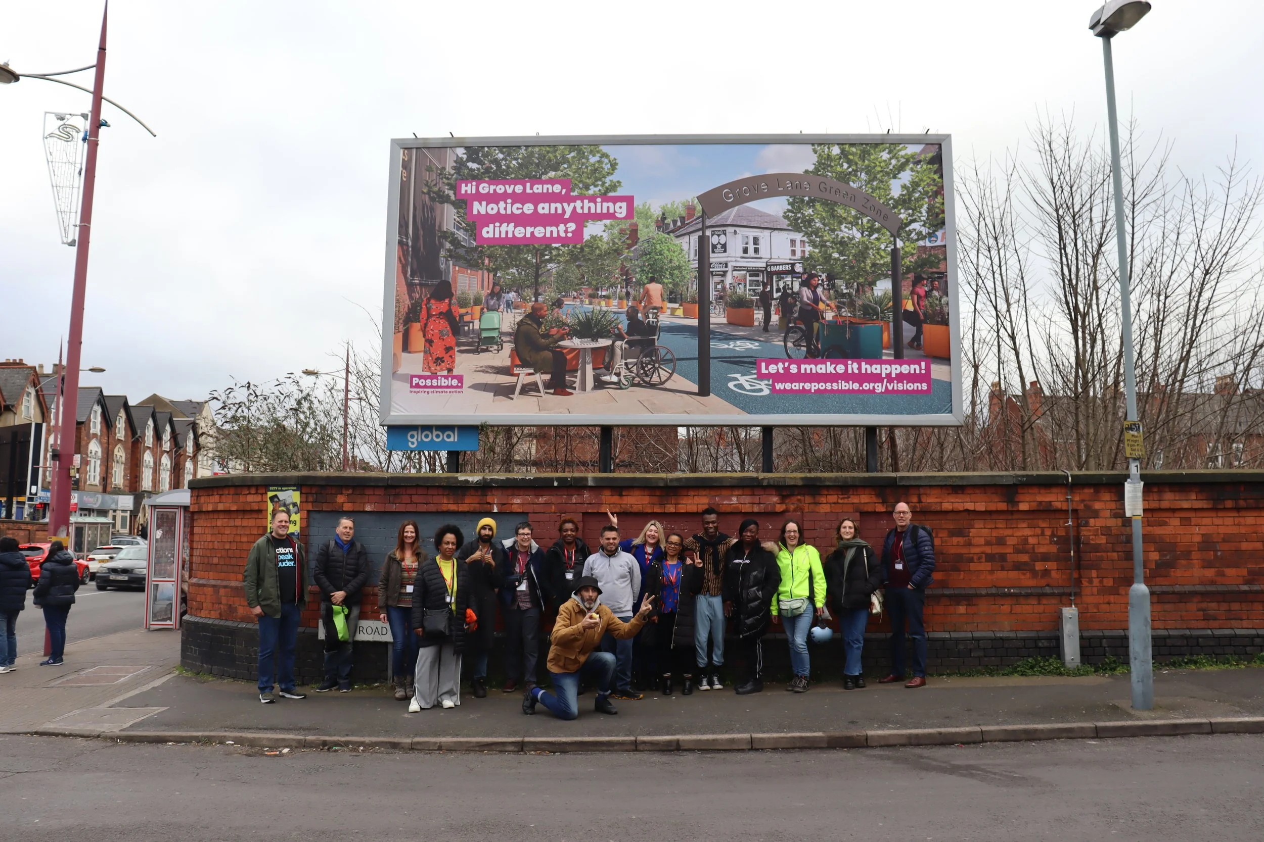 Climate charity unveils visions of Birmingham with fewer cars created with local residents