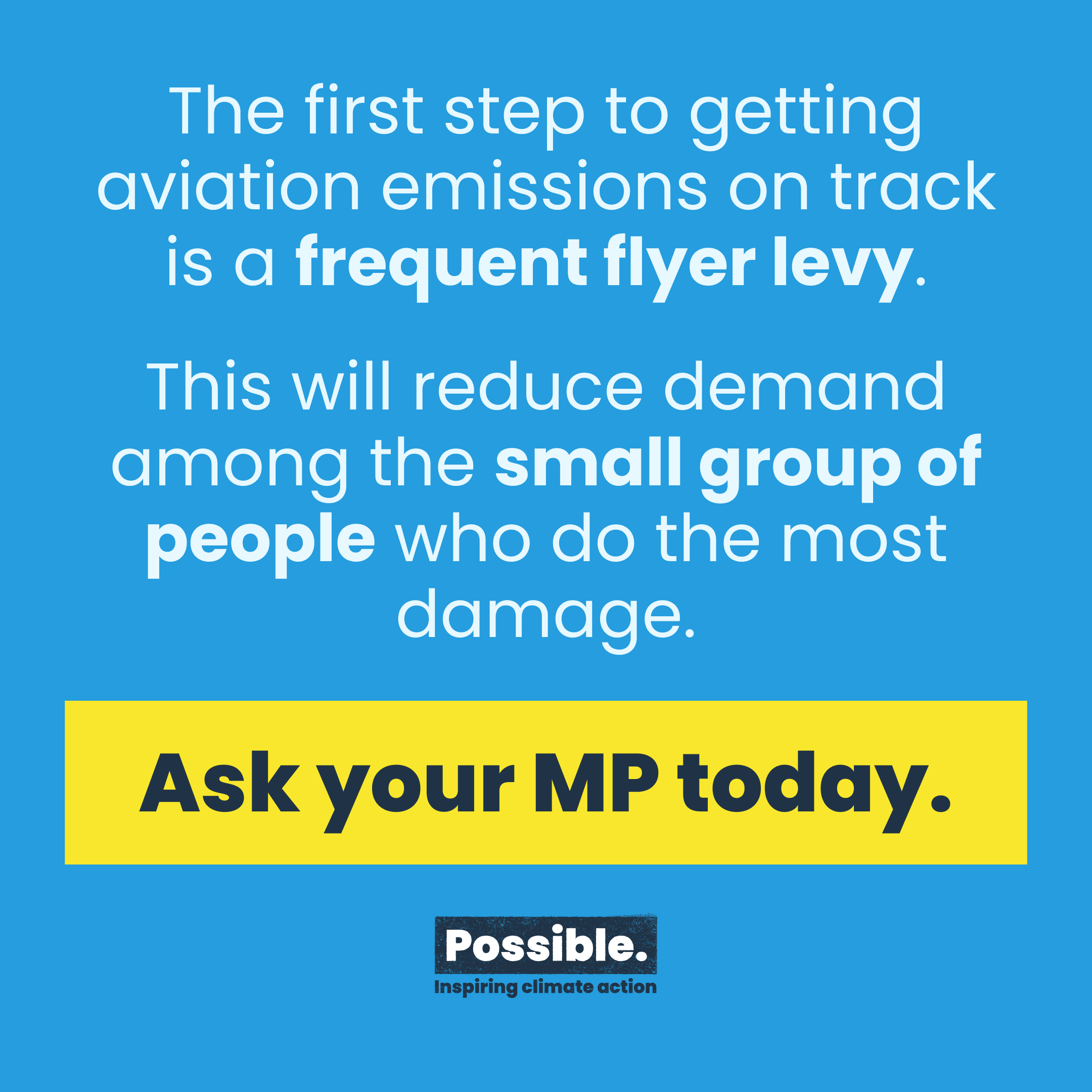 Click image to email your MP