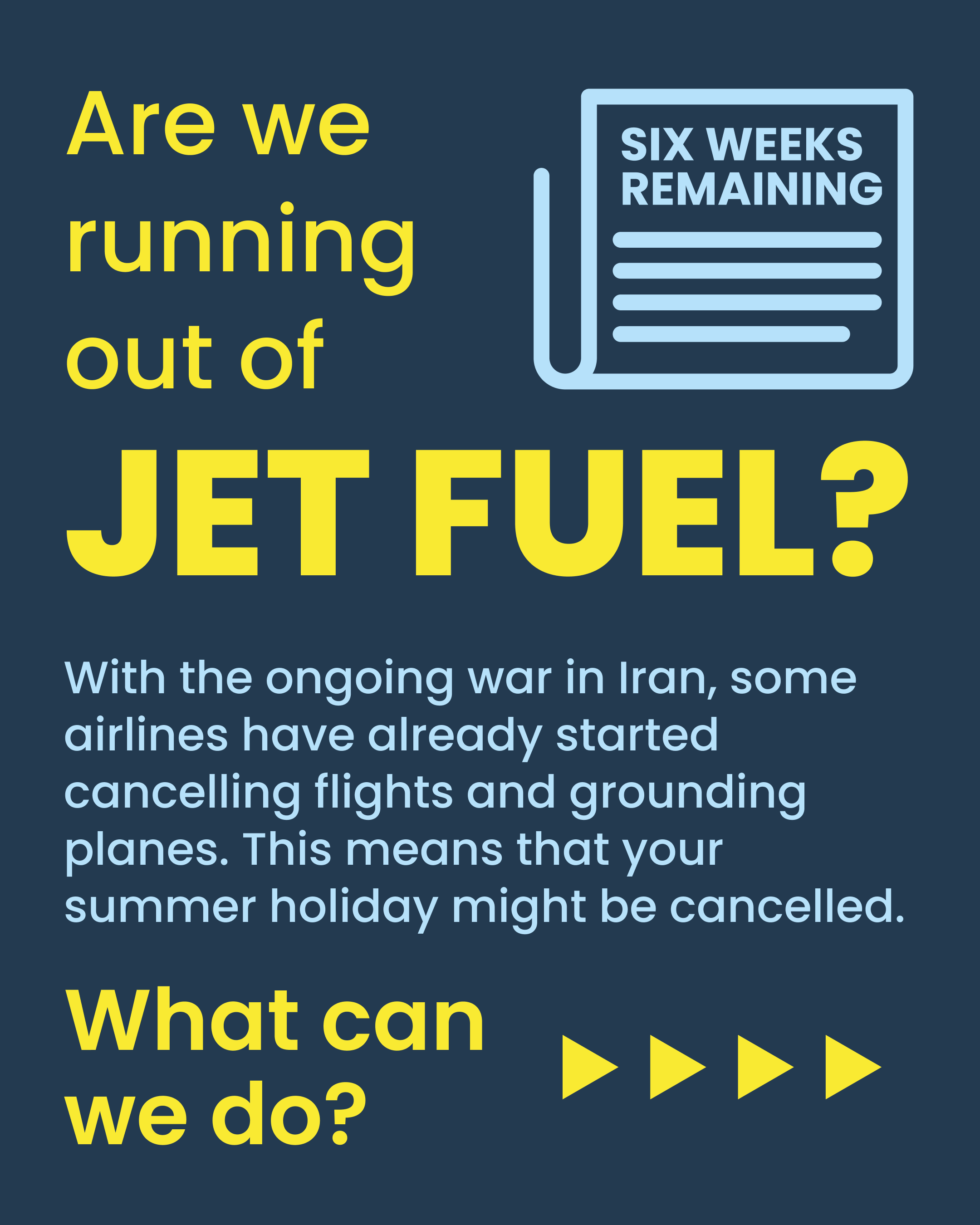 Passenger flights first: our campaign to cancel private jets during the fuel crisis.