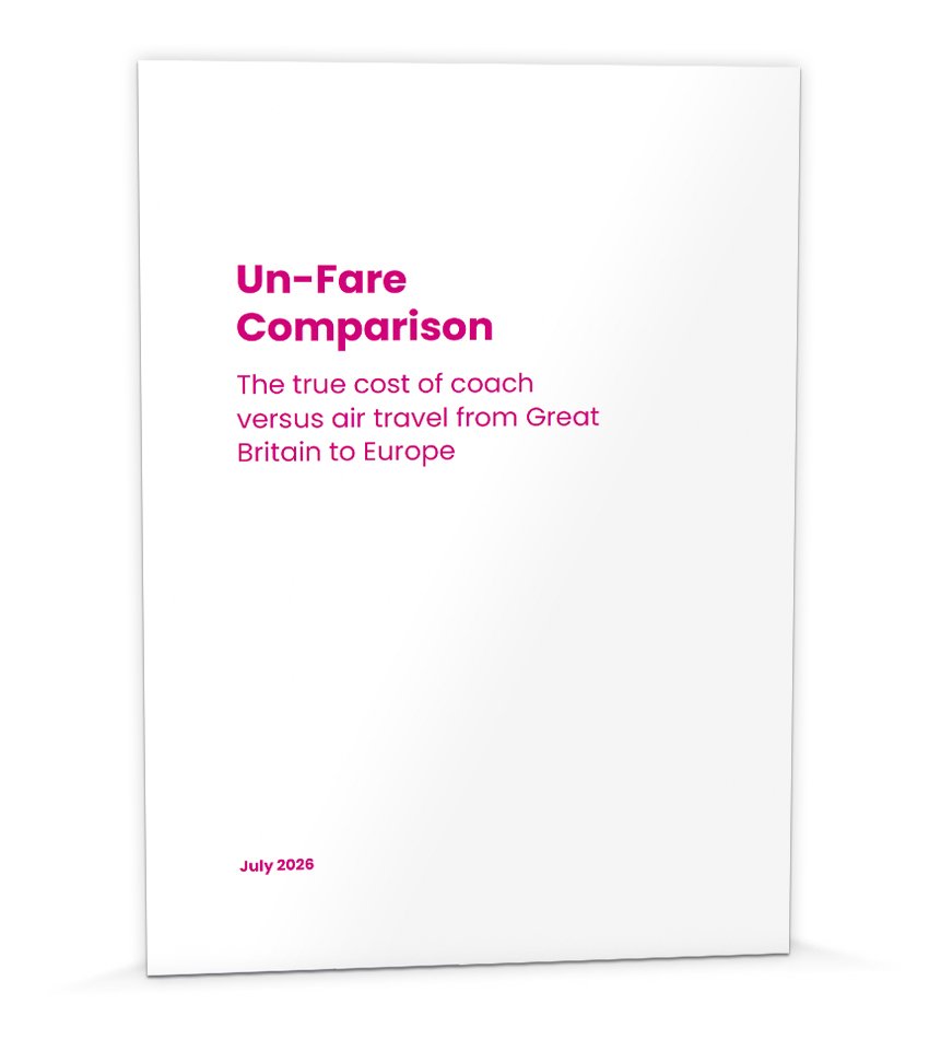 Un-Fare Comparison: The true cost of coach versus air travel from the UK to Europe