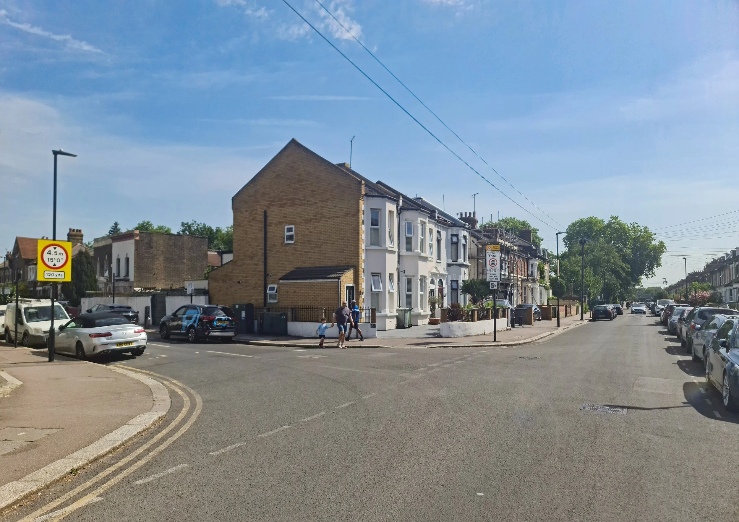 Photo of Sebert Road junction as it looks now.
