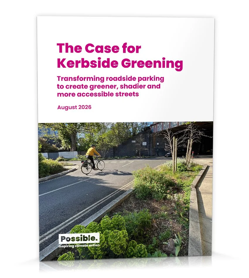New report: Kerbside Greening - the most beautiful way to manage extreme heat in London