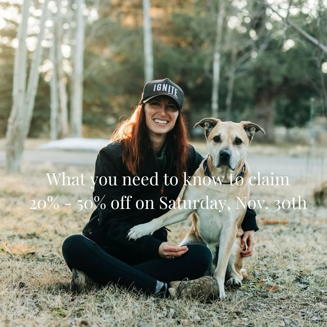 Tomorrow I am offering Animal Communication and Human Design sessions + the EAC course at 50% off and either 1:1 container (Sovereign You or EAC) at 20% off. 

Here is what you need to know on how to claim a session:
-Discount code will only be valid