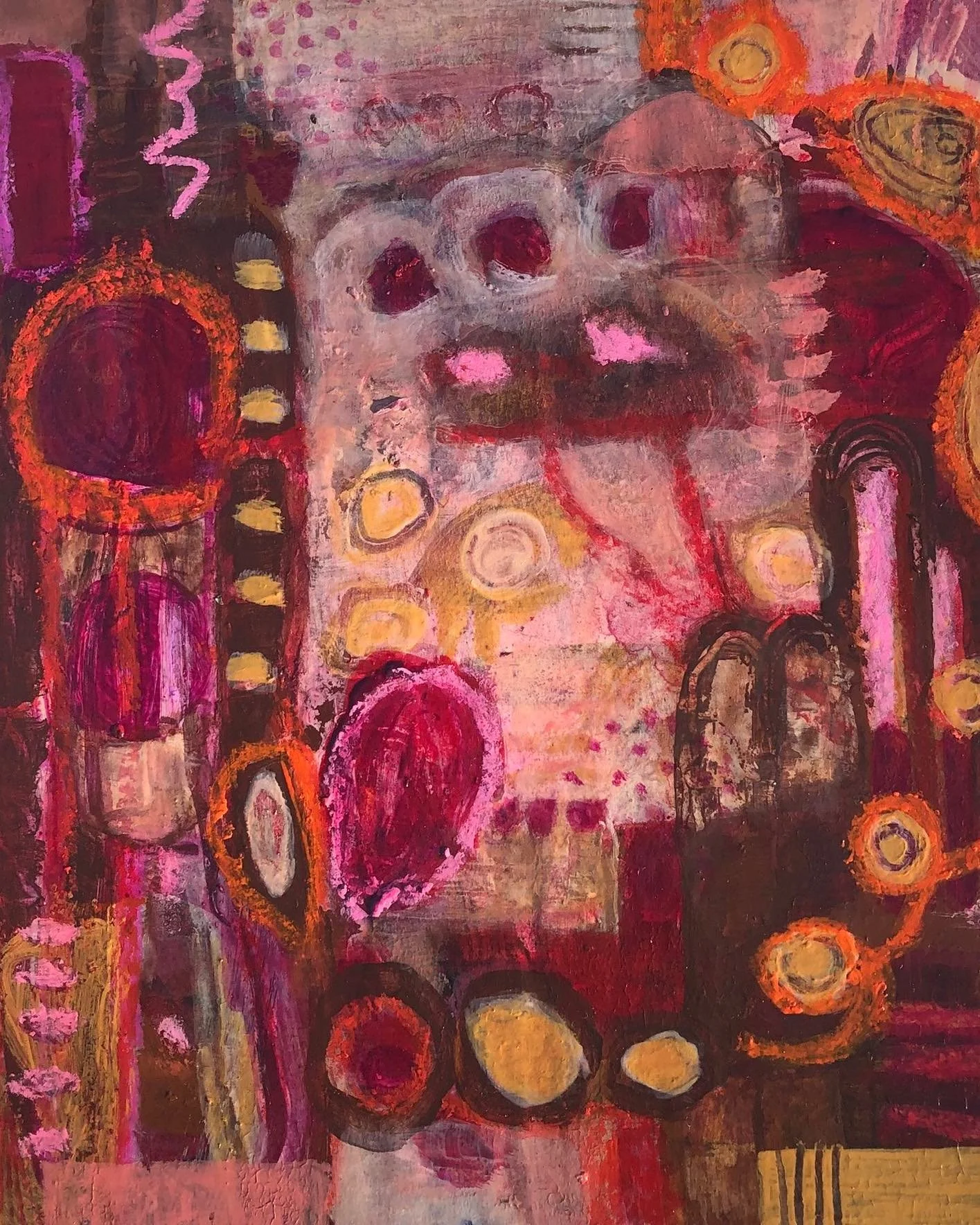 Sold ! This sweet little abstract baby, 
Birthing New Joy 
8x8  found a beautiful new home and lovely lady to enjoy it !! 

Grateful for the opportunity to share a little love and joy through my art ! 

#soldart #newart #birthingnewjoy #abstract #ori