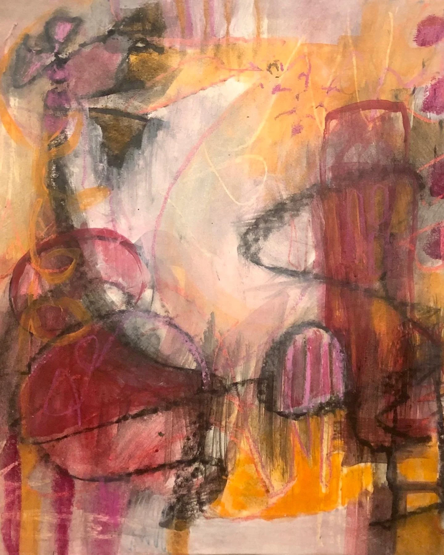 Meet You At Sunset 

12 x 12 
abstract on paper 

Life is fleeting. Hold onto your humanity . 

Purchase art directly from me or link me with gallery opportunities or share my art .. thank you for your real love and support. 

#jujurootzart