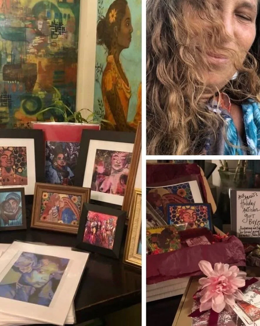 OPEN ART STUDIO @ Juju Rootz Art !! Serving up Holiday Artisan Gifts just For You !! 

🌹Taking appointments and filling all or your art orders ! I have open hours until end of December! DM for addy and questions.. 

🌹I would love to help you find t