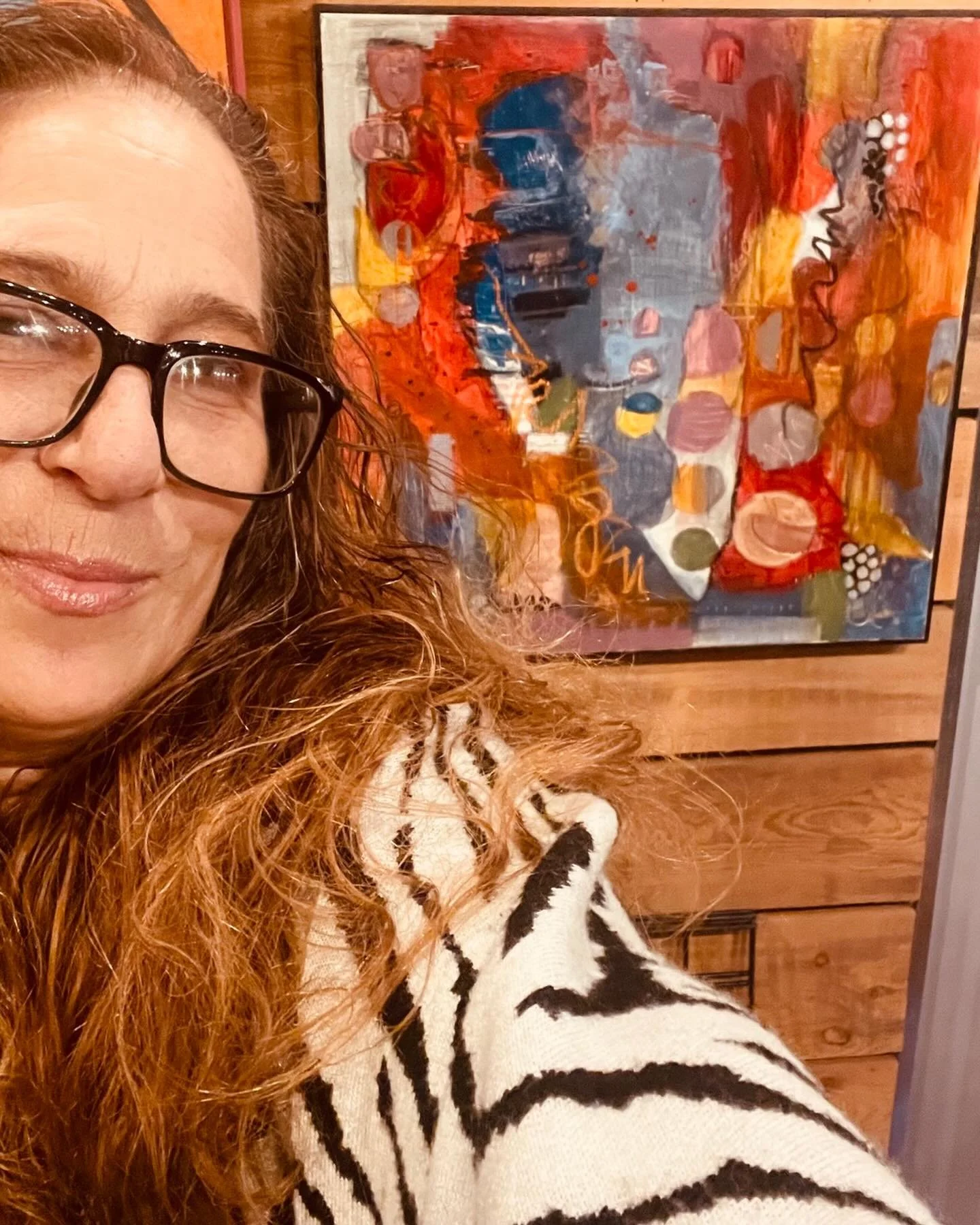 On view: The Promise 

at Salon de Refuses : @NewZone Art Gallery  January 2 - February 6,2026 

#artgallery #artshow #abstractpainting contemporaryart #fridayartwalk