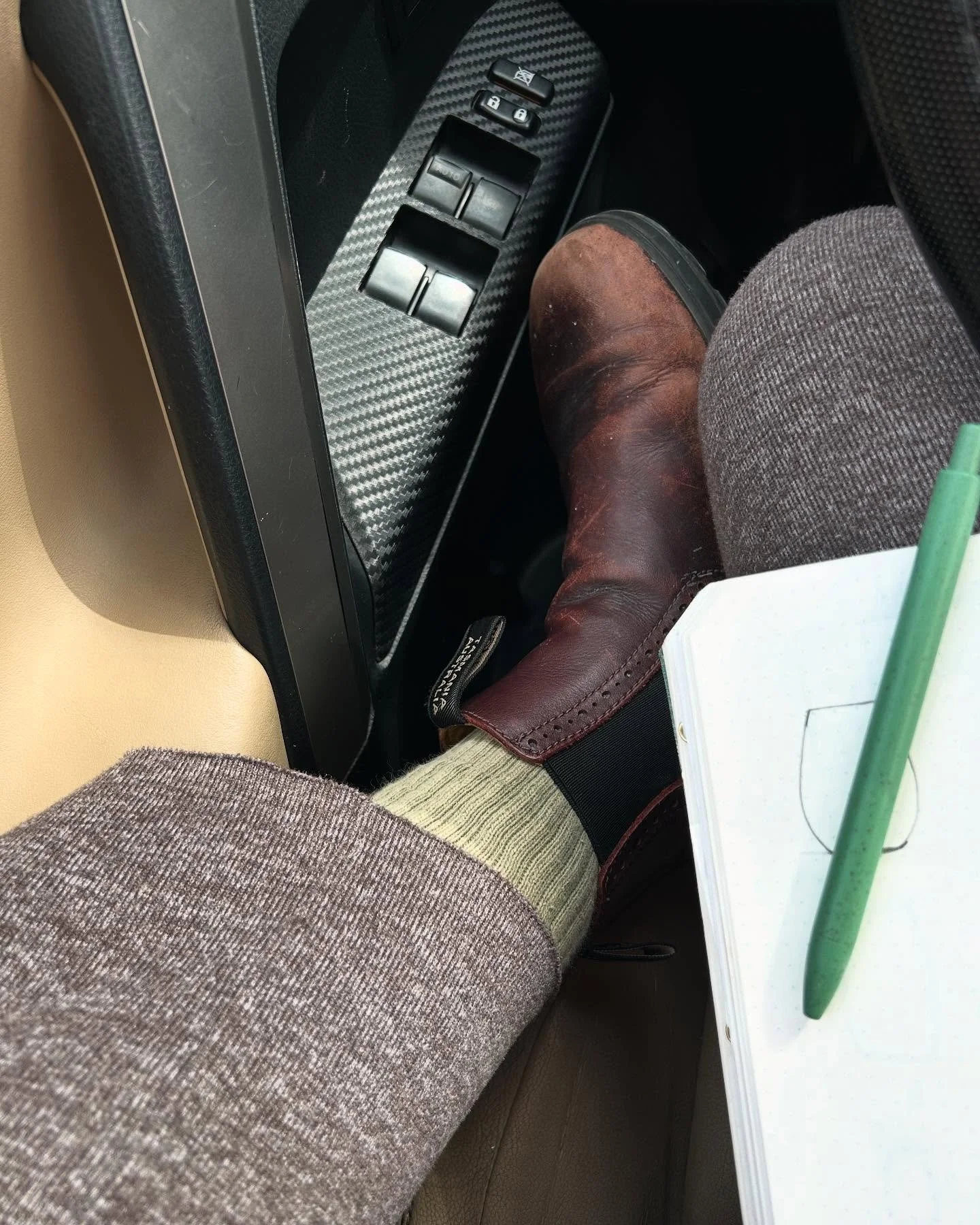 Impromptu car nap sketch session. Honestly, I&rsquo;m still trying to find my voice on this platform, but I&rsquo;m thinking about starting to care less and just share moment to moment. Thanks for being on this journey with me.