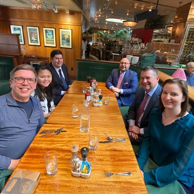 #Lunch with Chris Washburn and his team from Caliber Home Mortgages to learn about the latest changes in #mortgages  He told us that he is seeing a lot of mortgages that can waive appraisal! Interesting and valuable insight for our buyers. #bestaddre