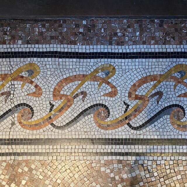 Check out this amazing #mosaic #artnouveau and #terrazzo floor at the Musical Instrument Museum in #brussels. It&rsquo;s beautiful! #bestaddress #rlah #historichomes