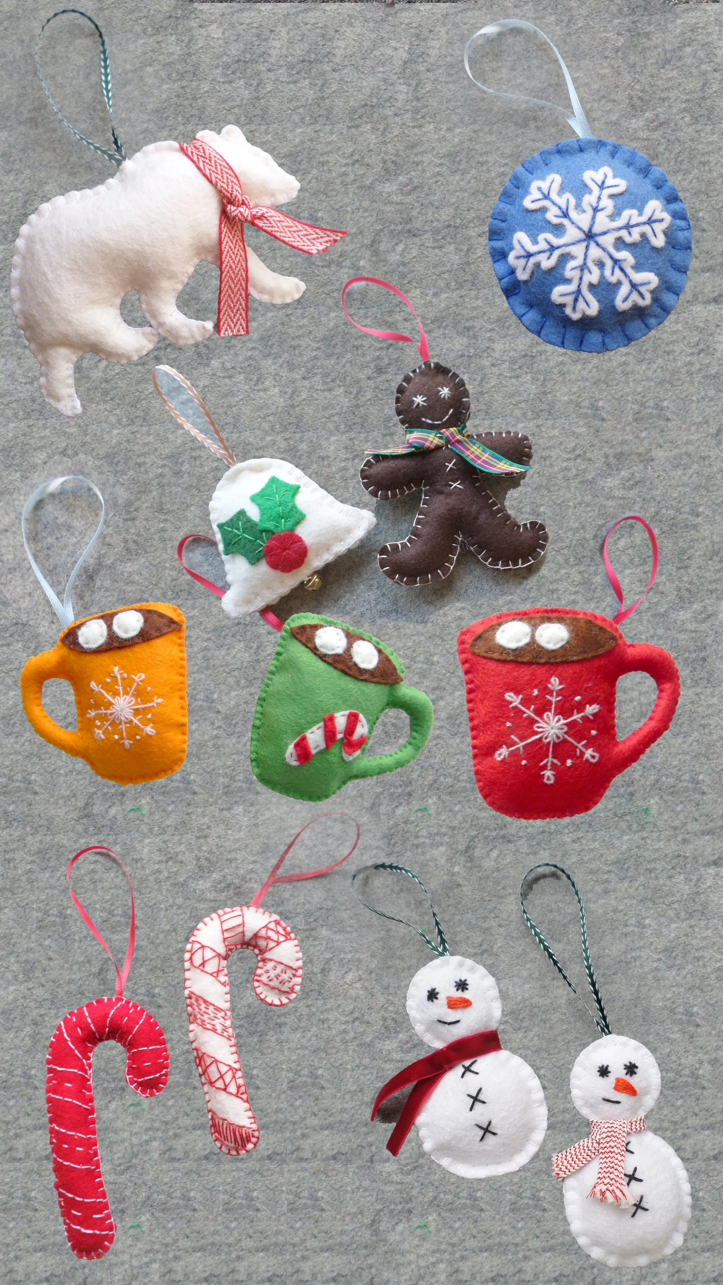 Crafting Winter / Holiday Plushies &amp; Felted Ornaments (Copy)