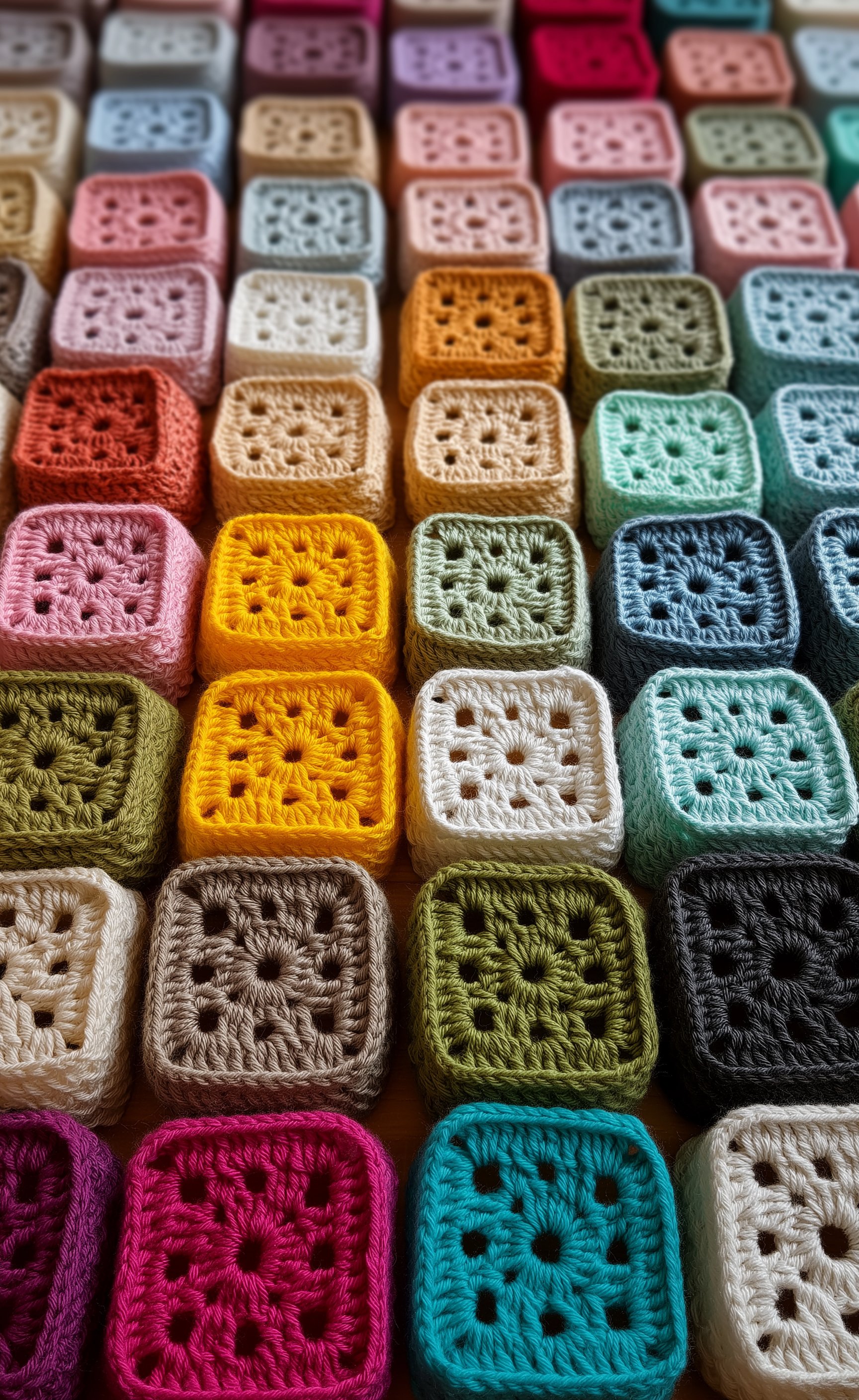 🧶 Granny Squares with Grandma