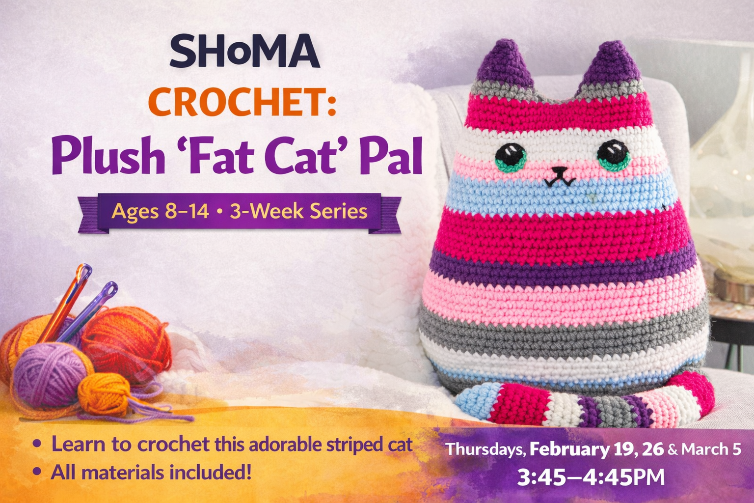 Crochet : Plush "Fat Cat" Pal