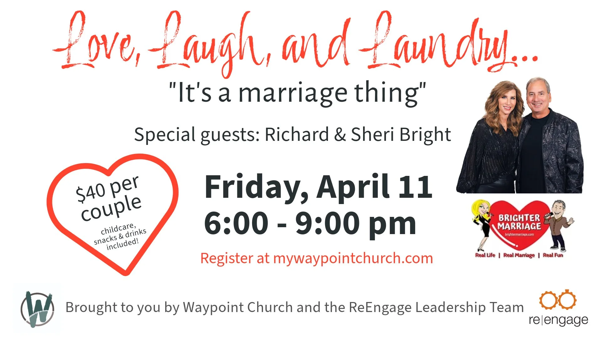 Love, Laugh and Laundry...“It’s a marriage thing”