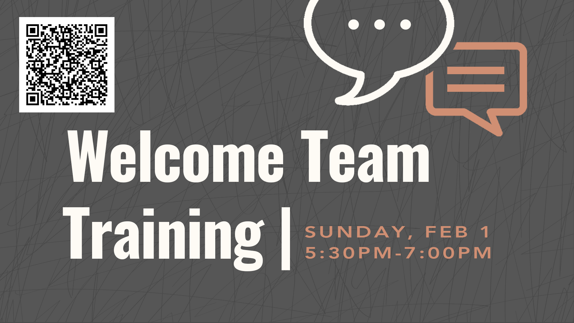 Welcome Team Training