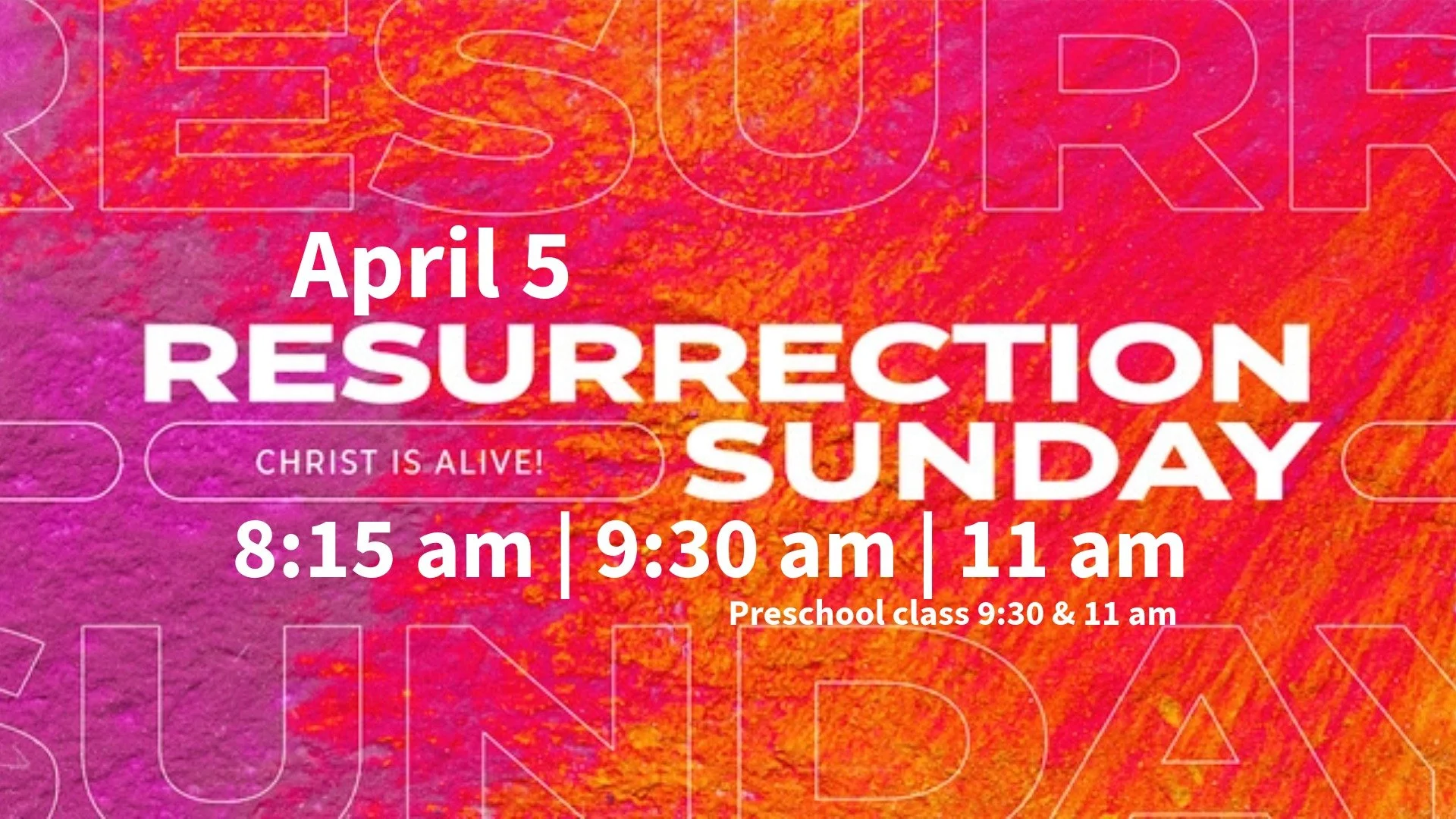 EASTER SUNDAY 2026 at WAYPOINT