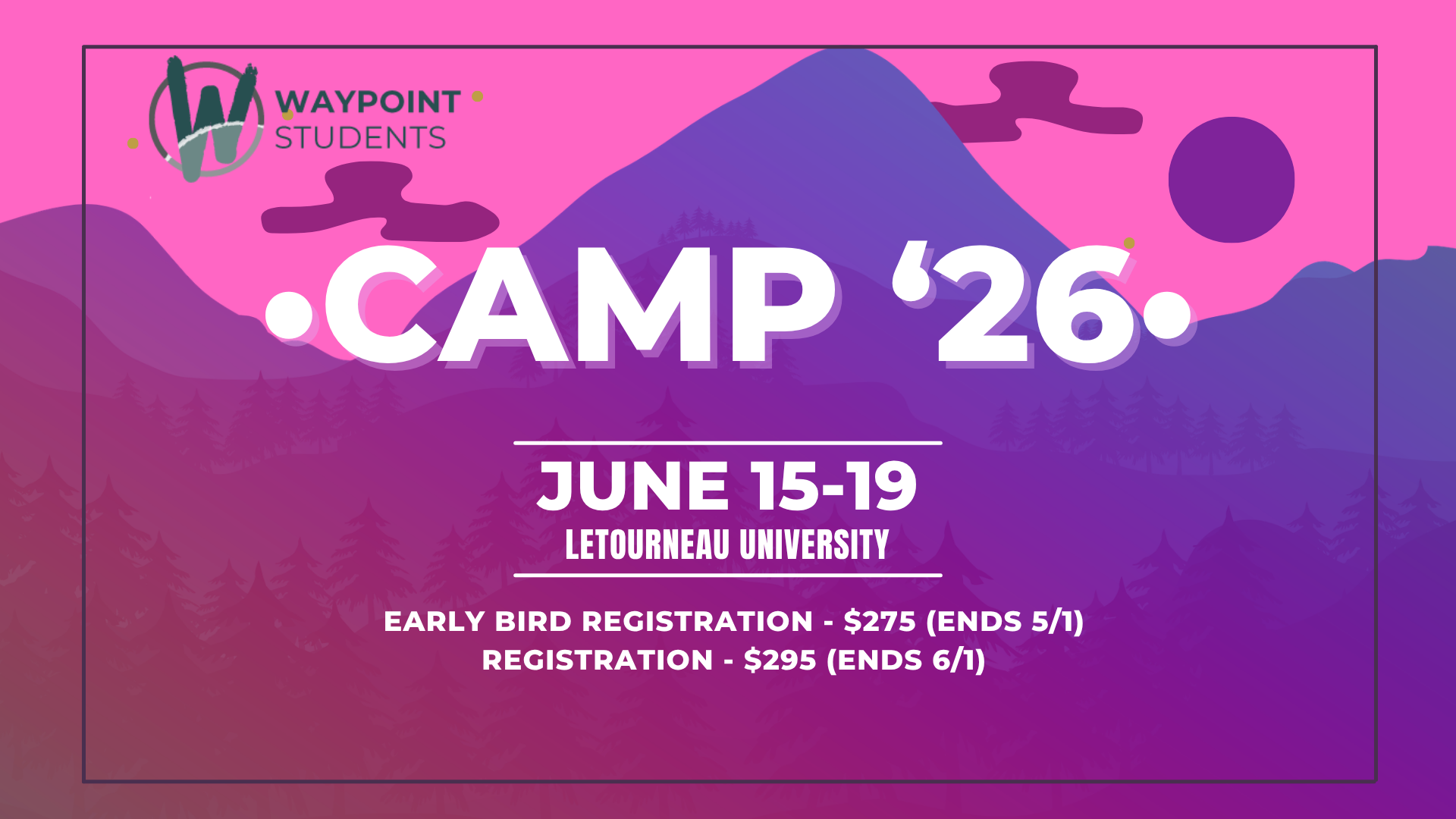 Student Summer Camp 2026