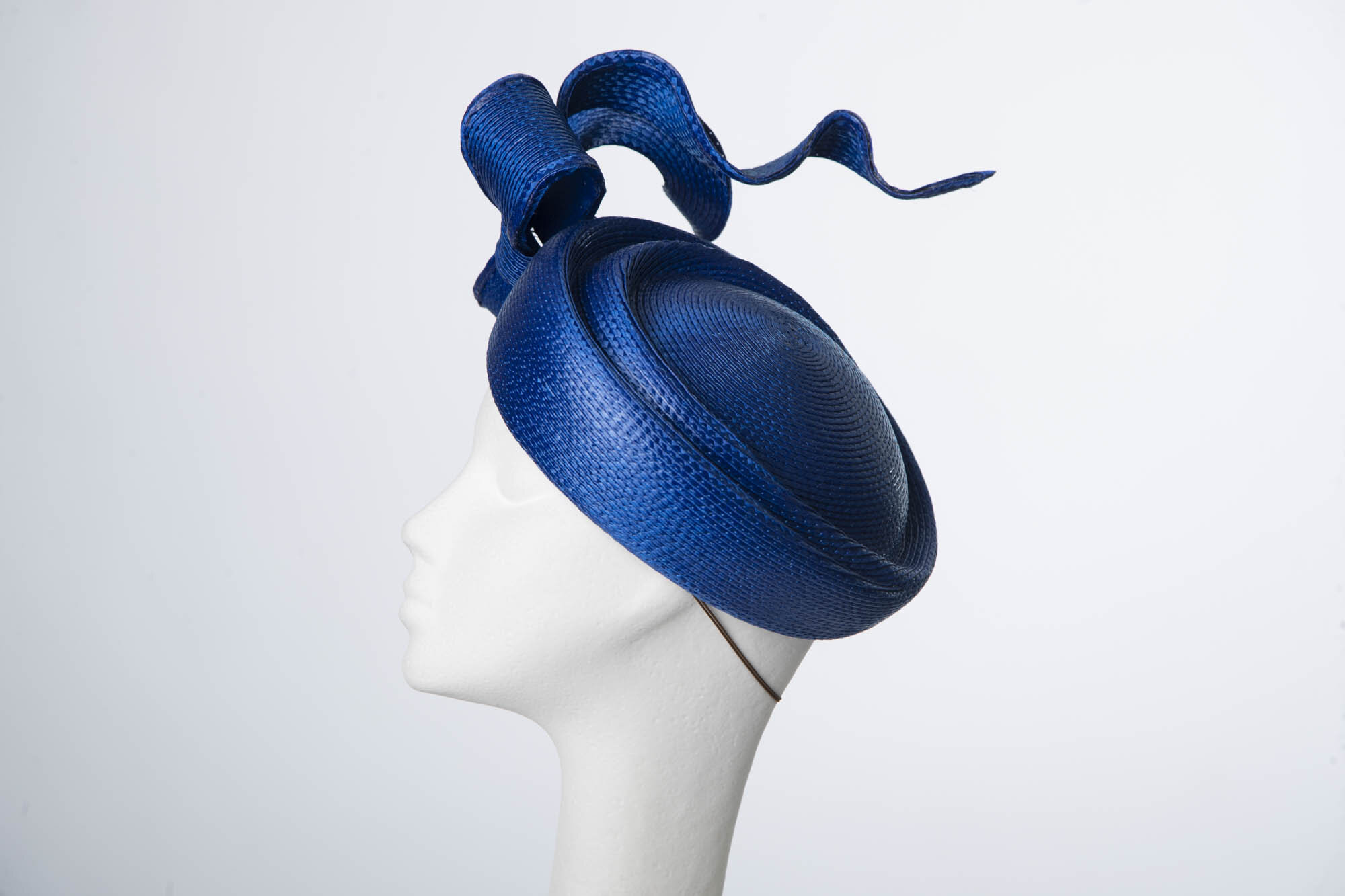 Madeline royal blue side view