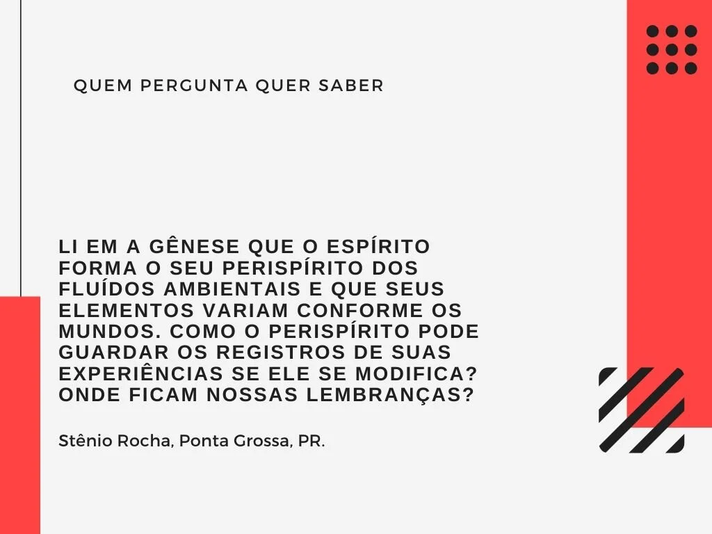 Onde estão gravadas nossas lembranças?
